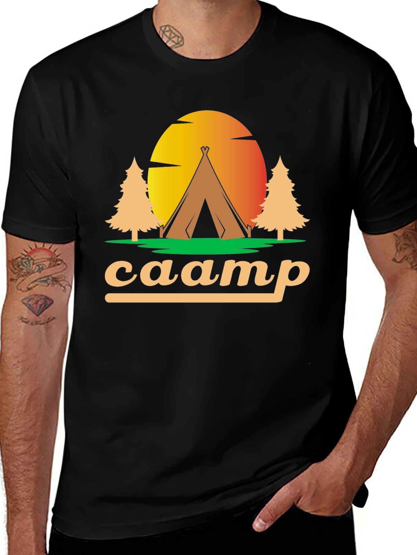 Camping Graphic Tee - Adventure Ready!