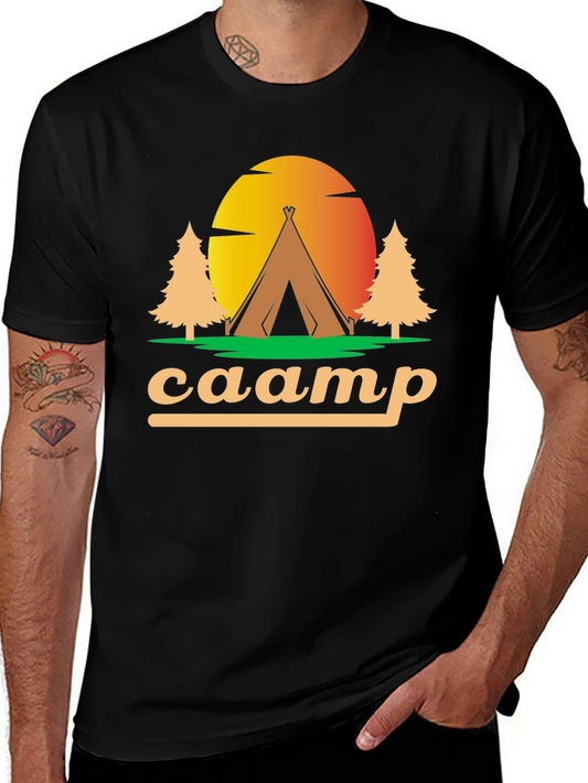 Camping Graphic Tee - Adventure Ready!