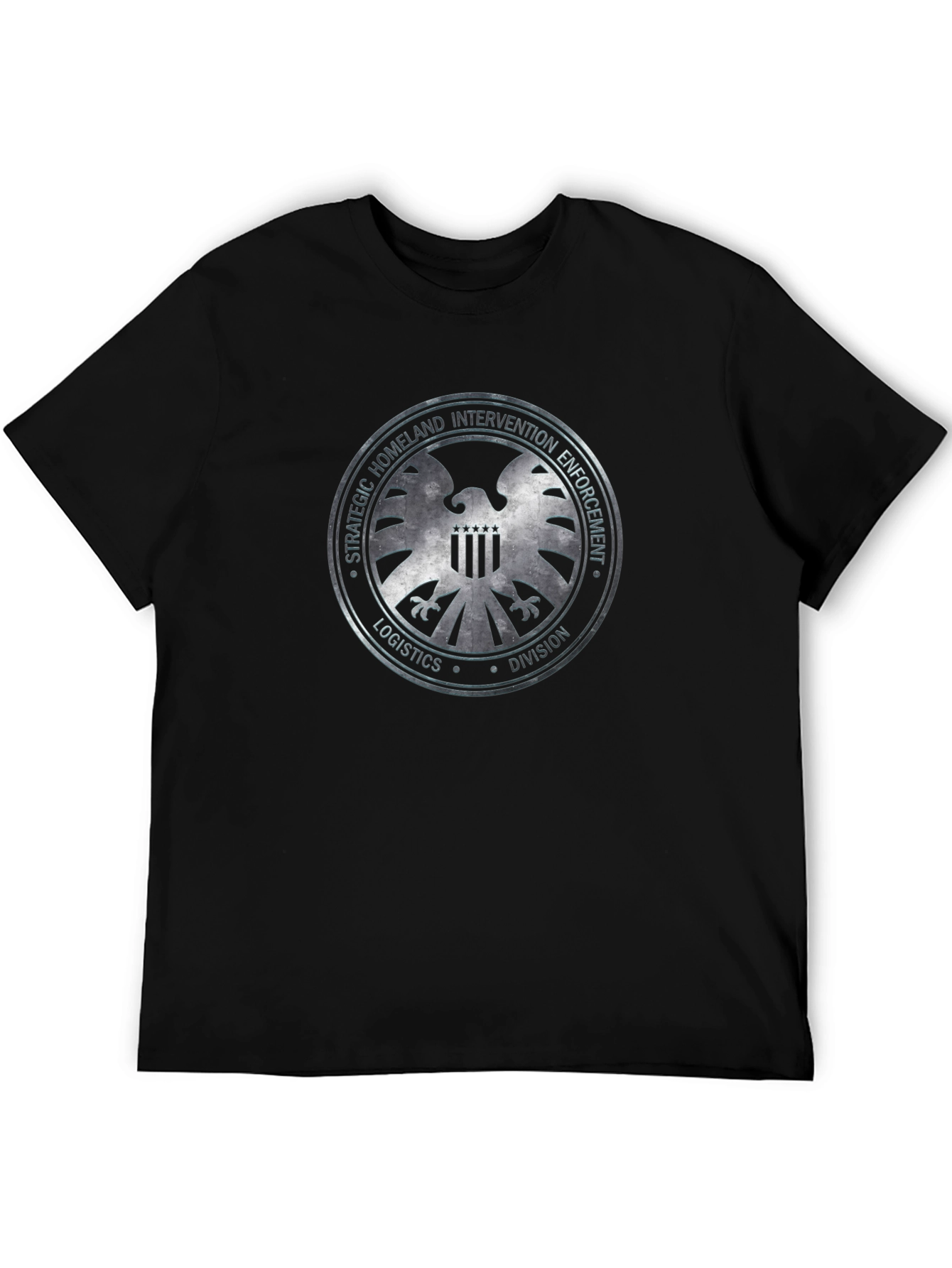 S.H.I.E.L.D. Logistics Division Black T-Shirt