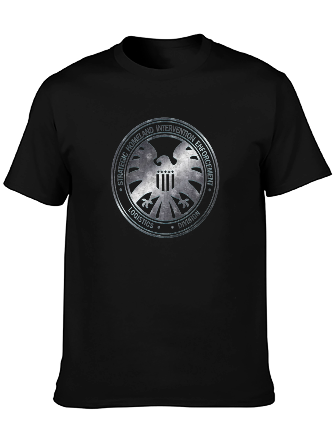 S.H.I.E.L.D. Logistics Division Black T-Shirt