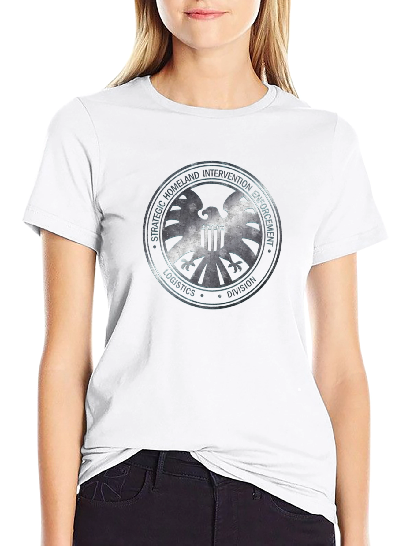 S.H.I.E.L.D. Logistics Division Black T-Shirt