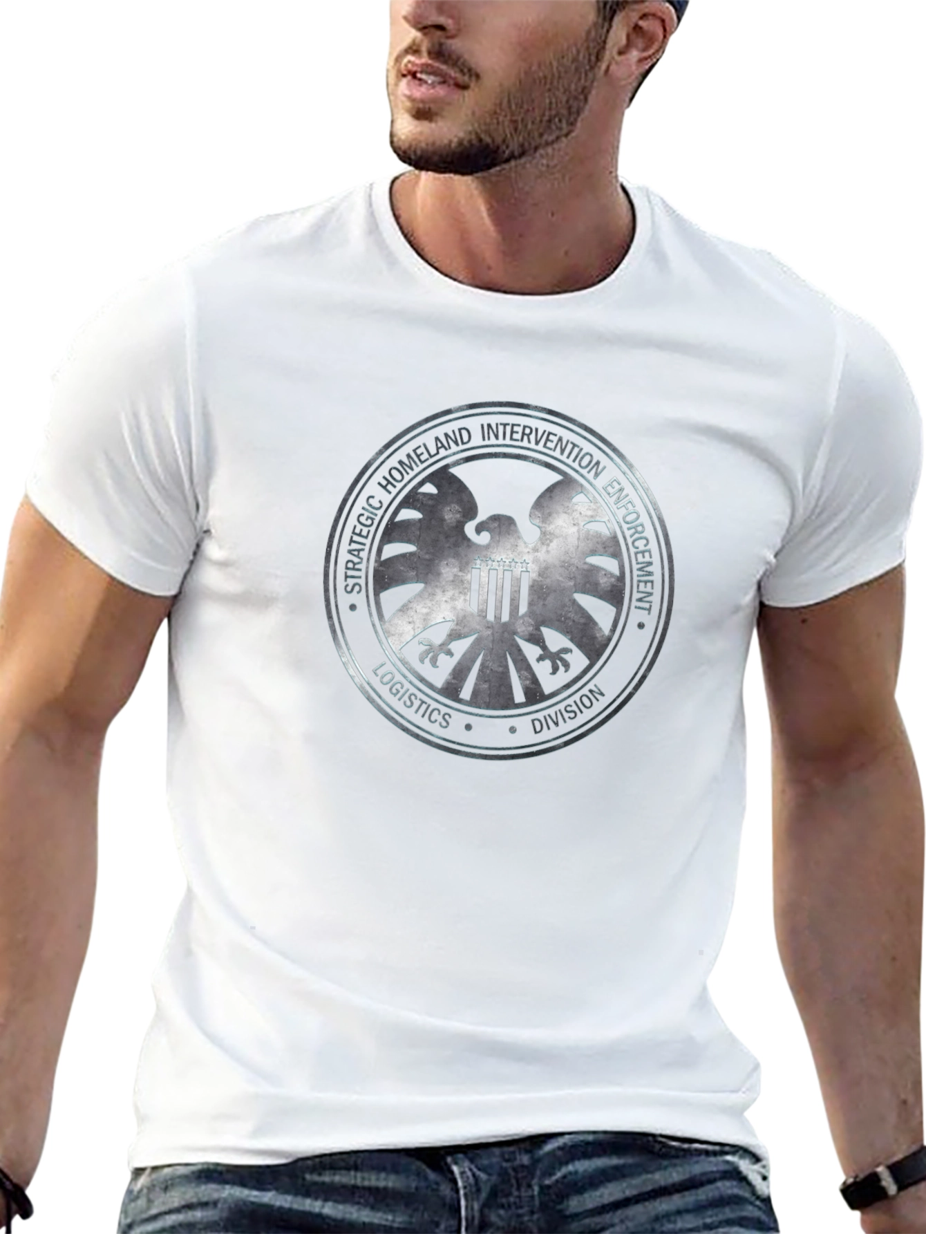 S.H.I.E.L.D. Logistics Division Black T-Shirt