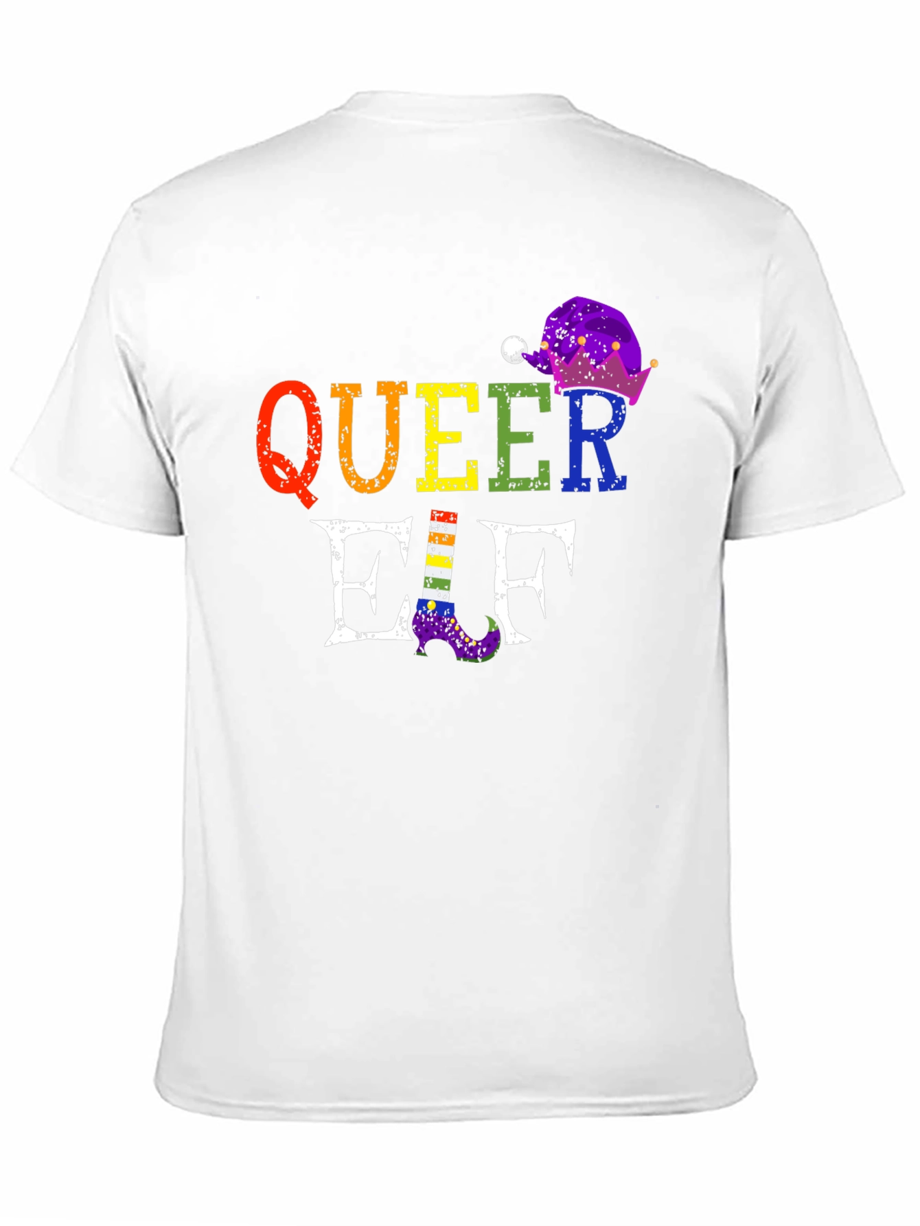 Queer Elf Rainbow Pride T-Shirt