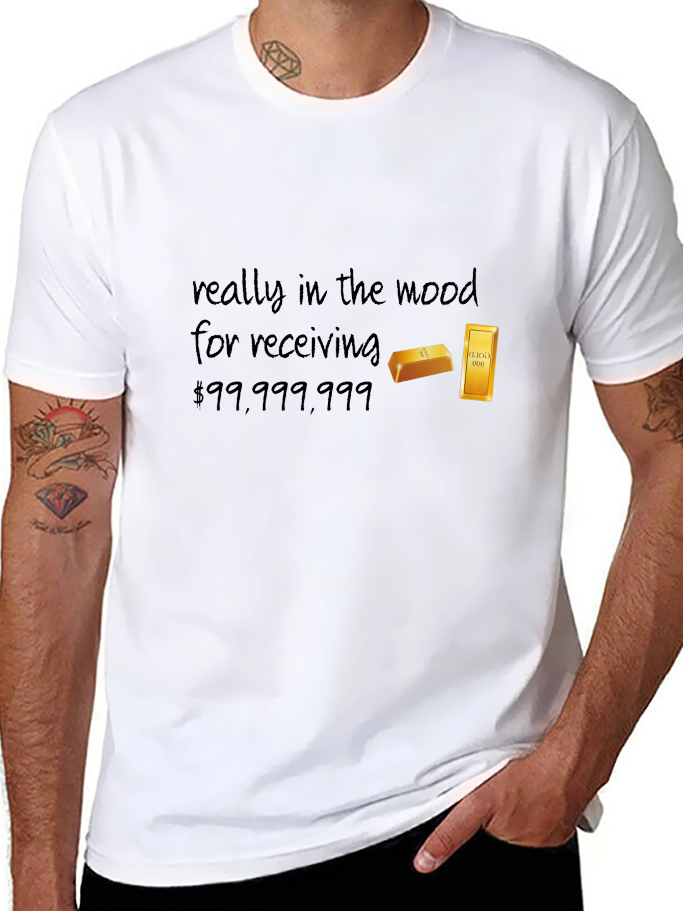 Mood for Millions Black T-Shirt