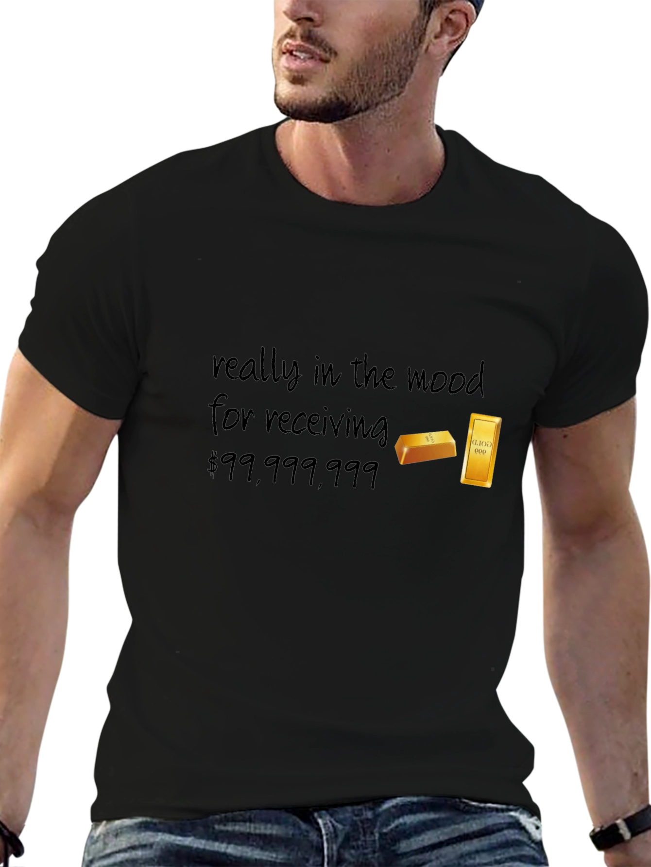 Mood for Millions Black T-Shirt