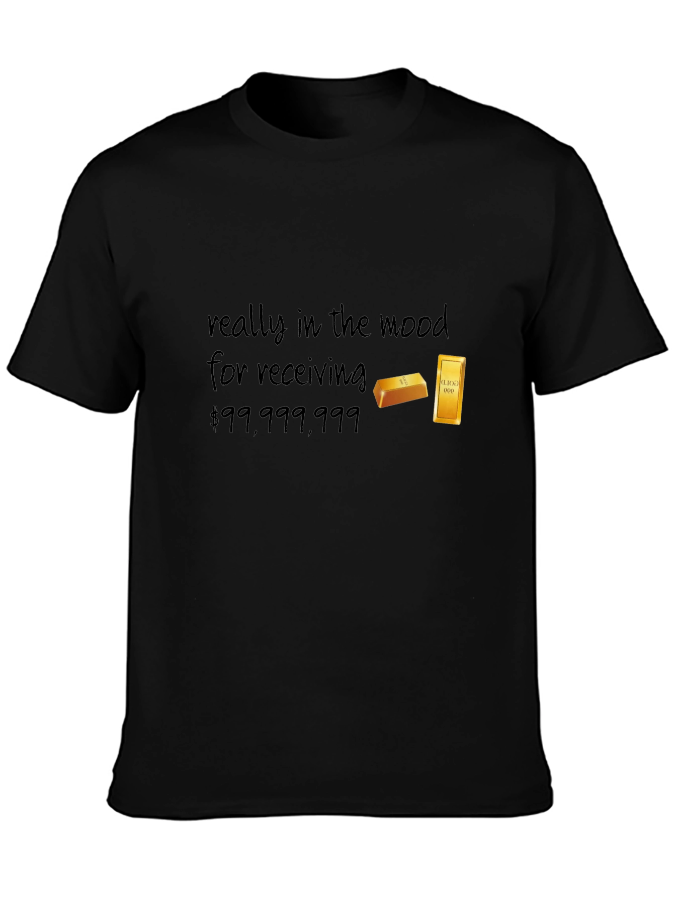 Mood for Millions Black T-Shirt
