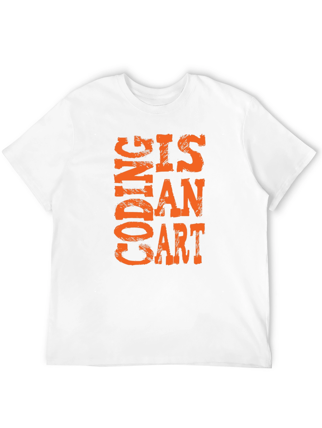 Coding is an Art T-Shirt - Black Cotton Tee