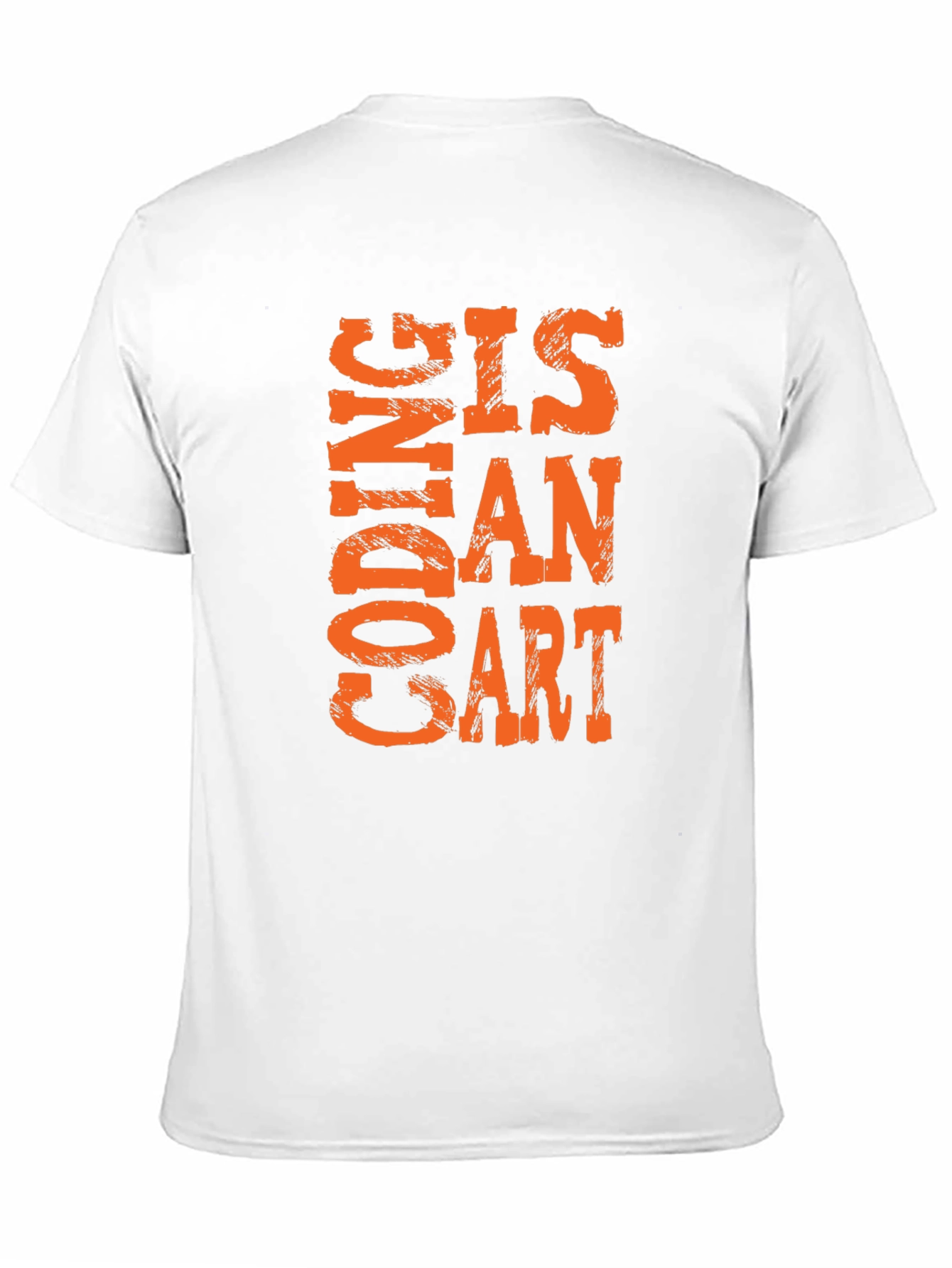Coding is an Art T-Shirt - Black Cotton Tee