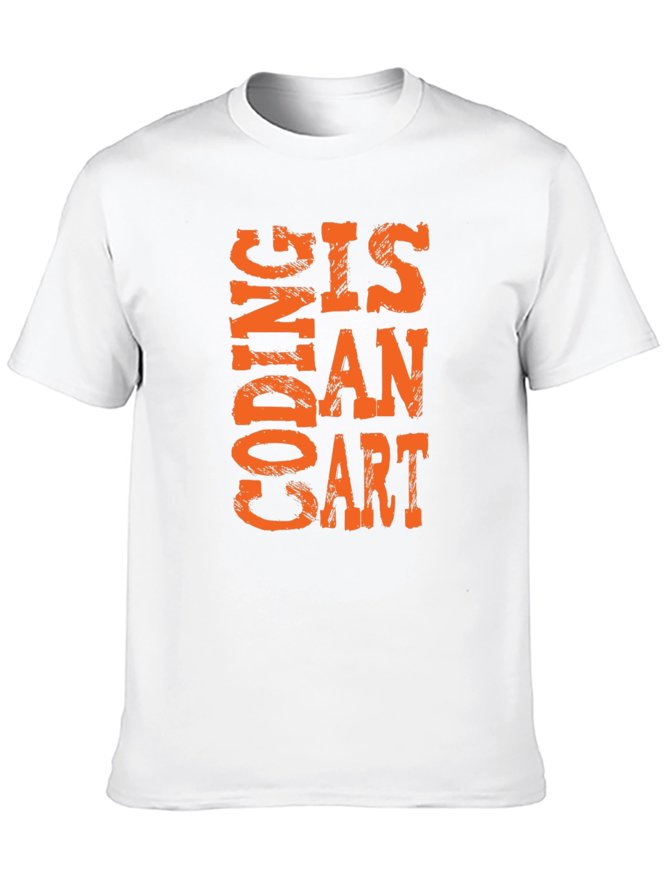 Coding is an Art T-Shirt - Black Cotton Tee