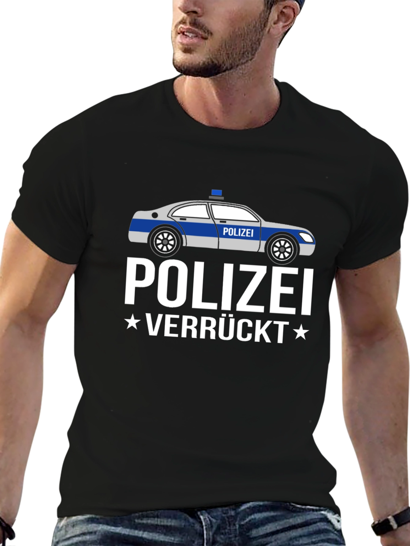 Polizei Verruckt Graphic T-Shirt