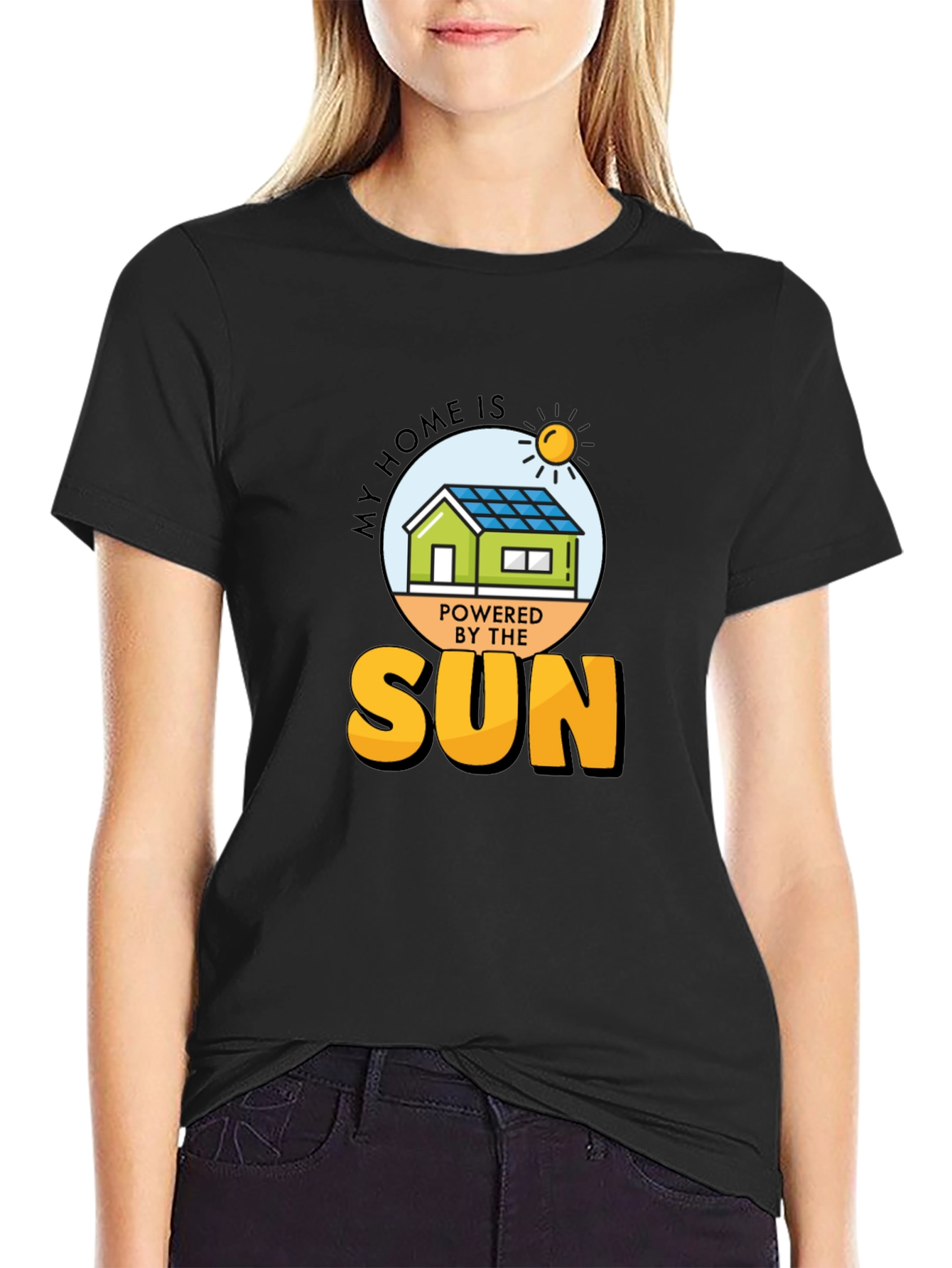 Eco-Friendly Solar Powered Home T-Shirt