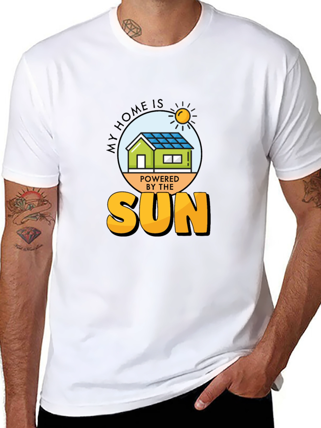 Eco-Friendly Solar Powered Home T-Shirt