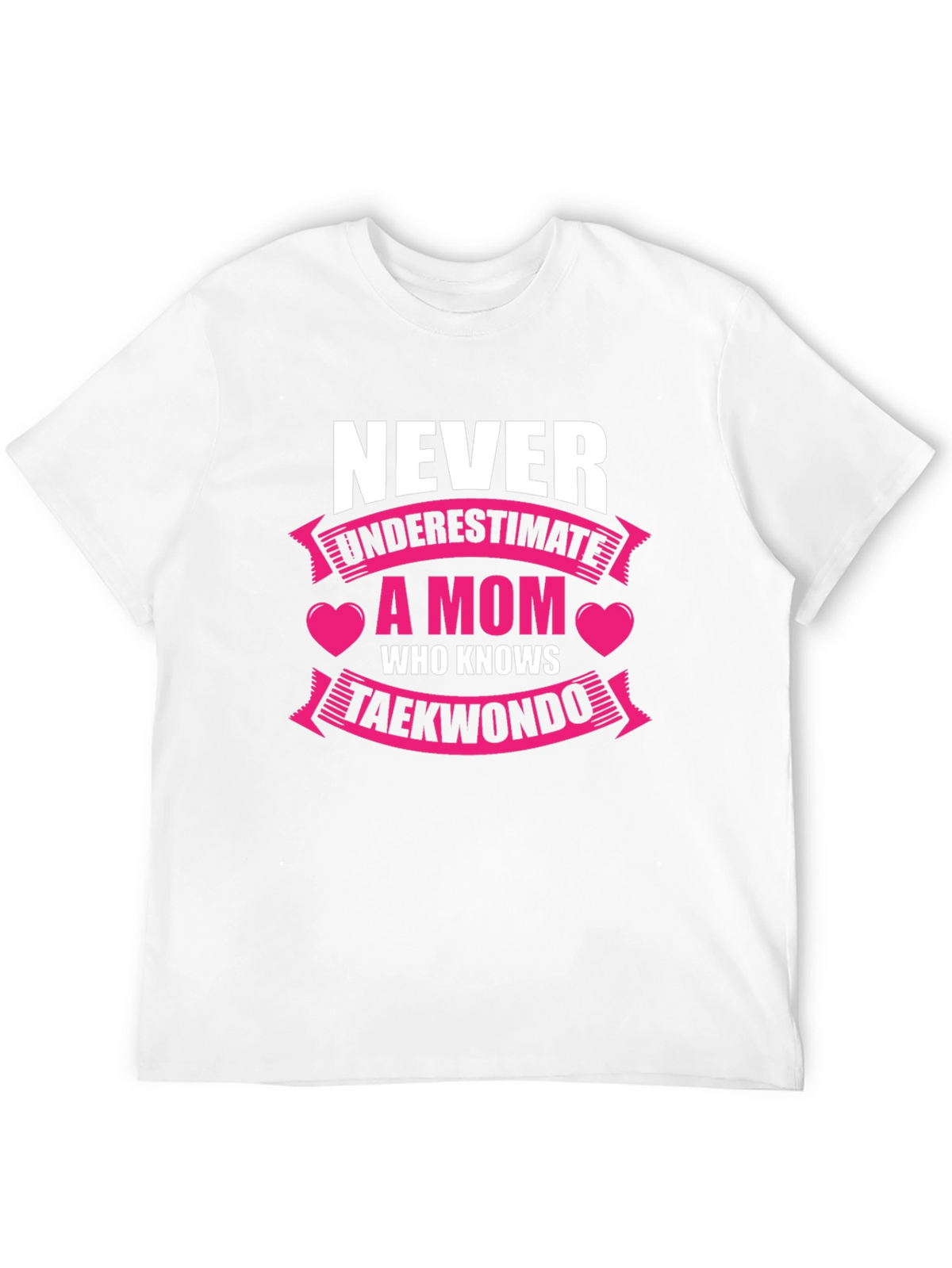 Never Underestimate a Mom Who Knows Taekwondo T-Shirt