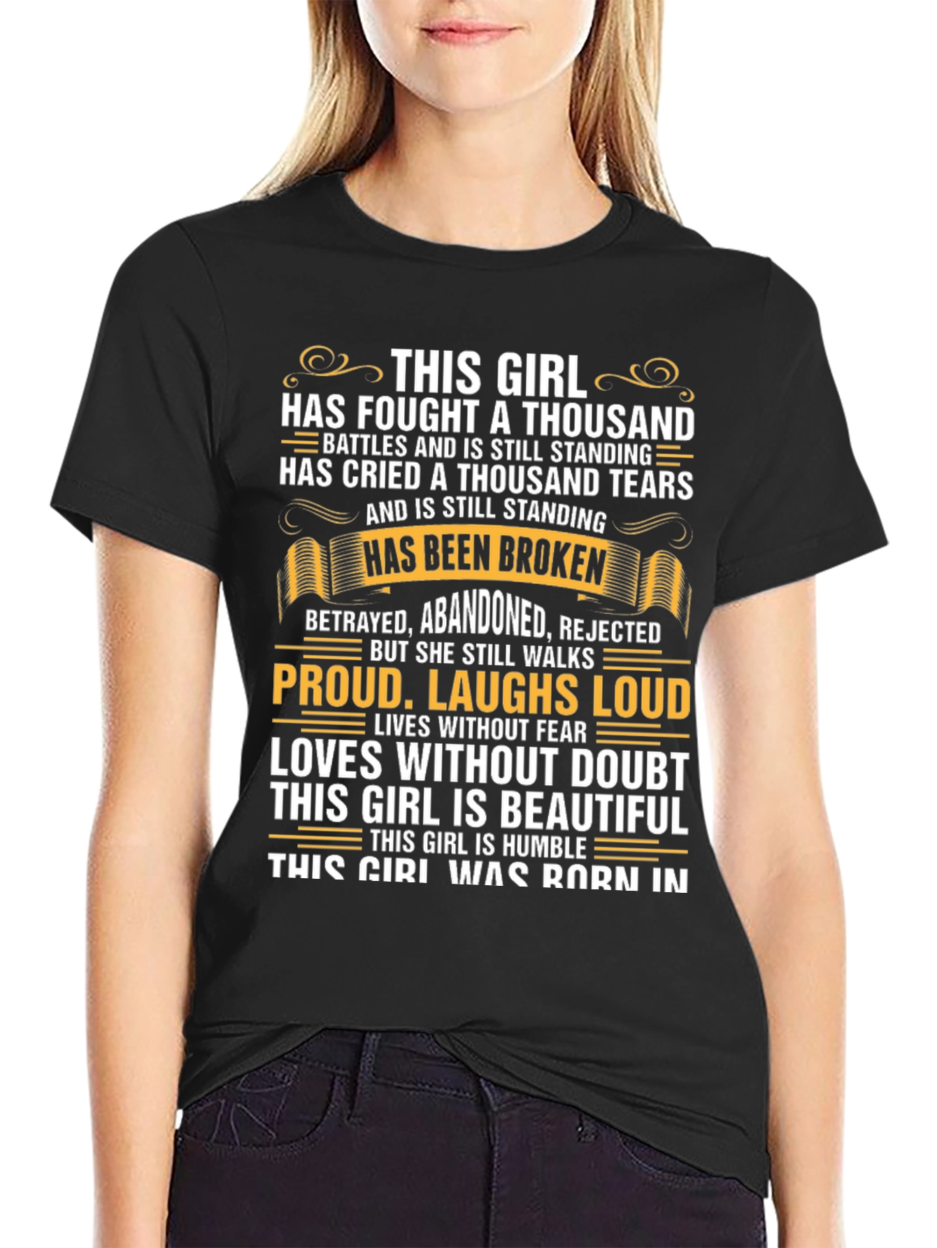 Strong Girl Graphic T-Shirt
