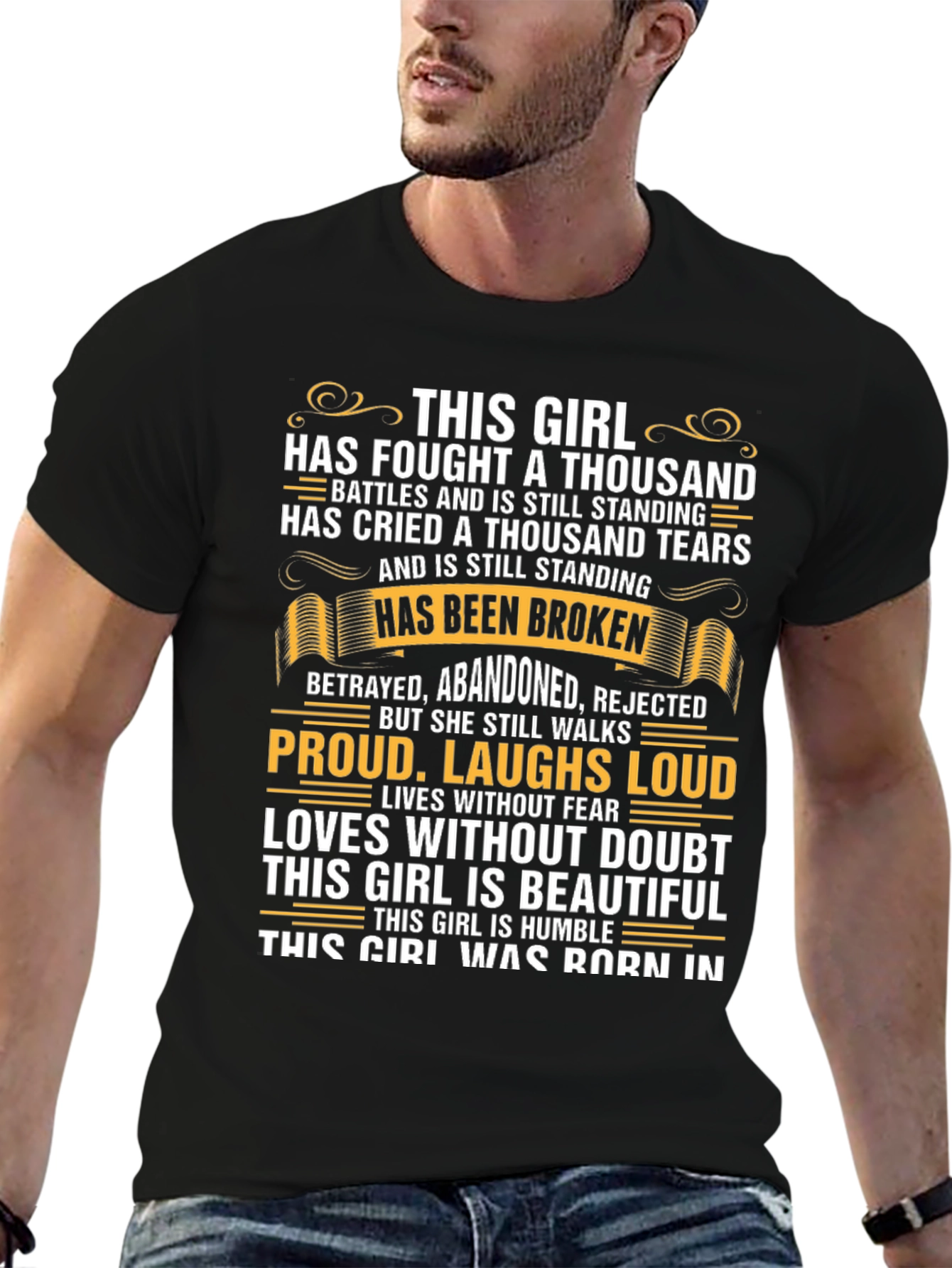 Strong Girl Graphic T-Shirt