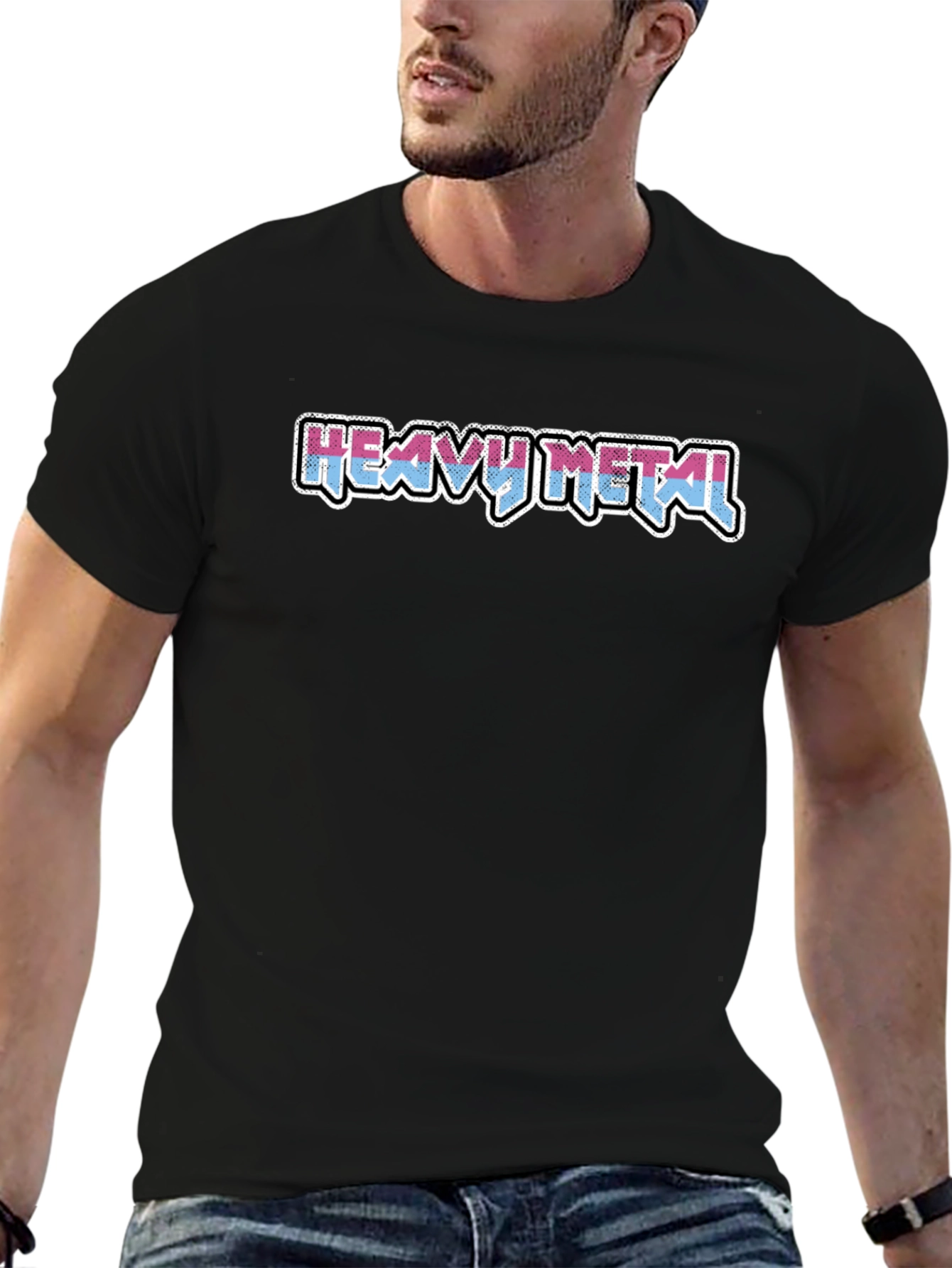 Heavy Metal Graphic Tee - Rocker Style