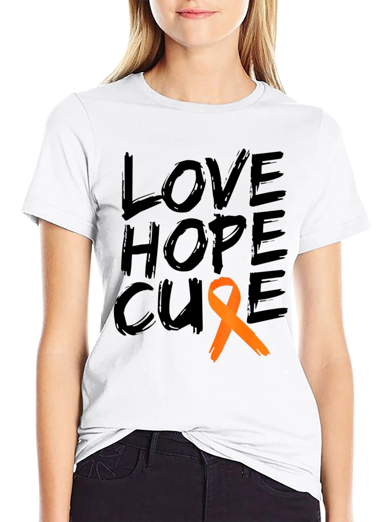Love Hope Cure T-Shirt Awareness
