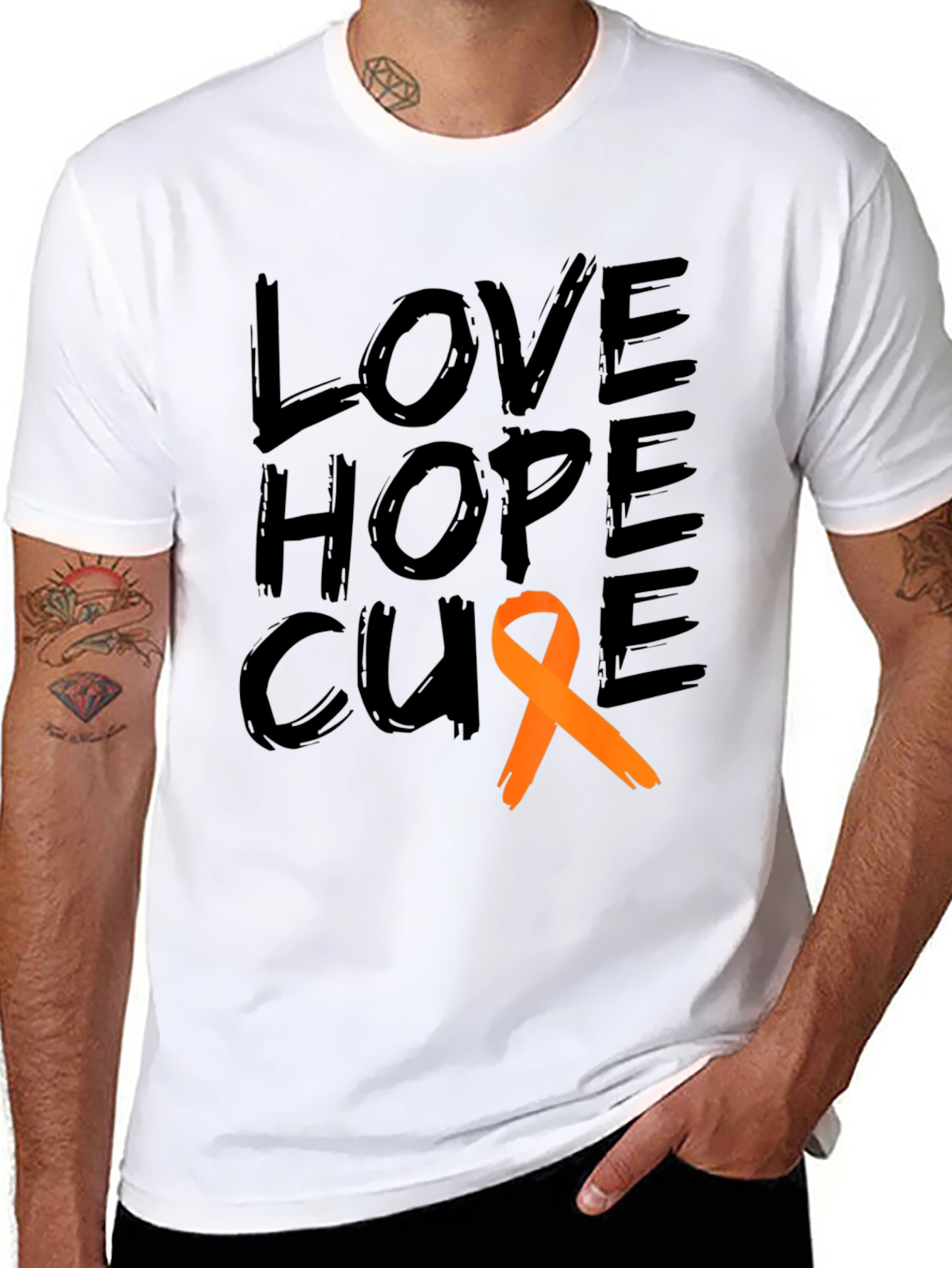 Love Hope Cure T-Shirt Awareness