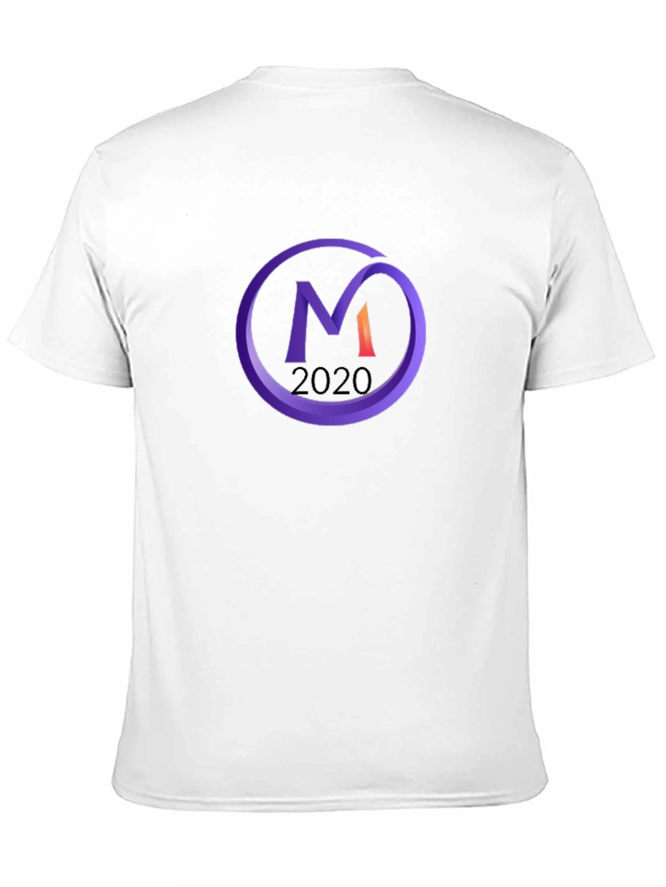Black T-Shirt with Purple M 2020 Logo