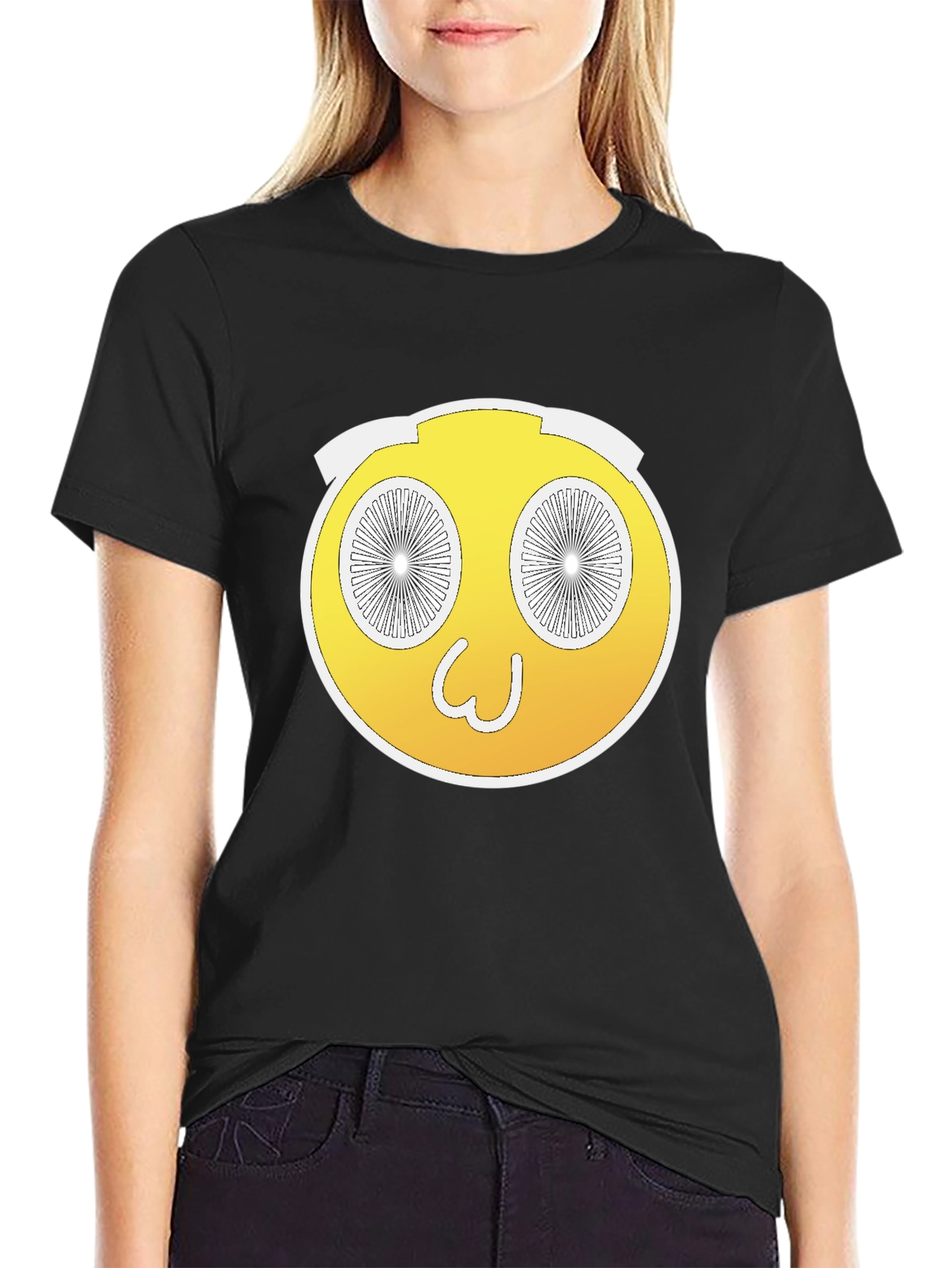 Wacky Yellow Emoji T-Shirt - Fun and Unique Design