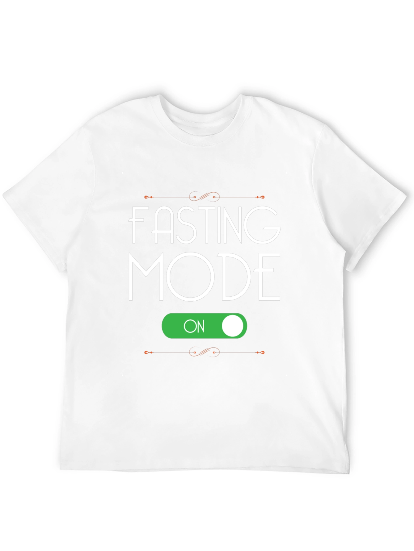 Fasting Mode On Black T-Shirt