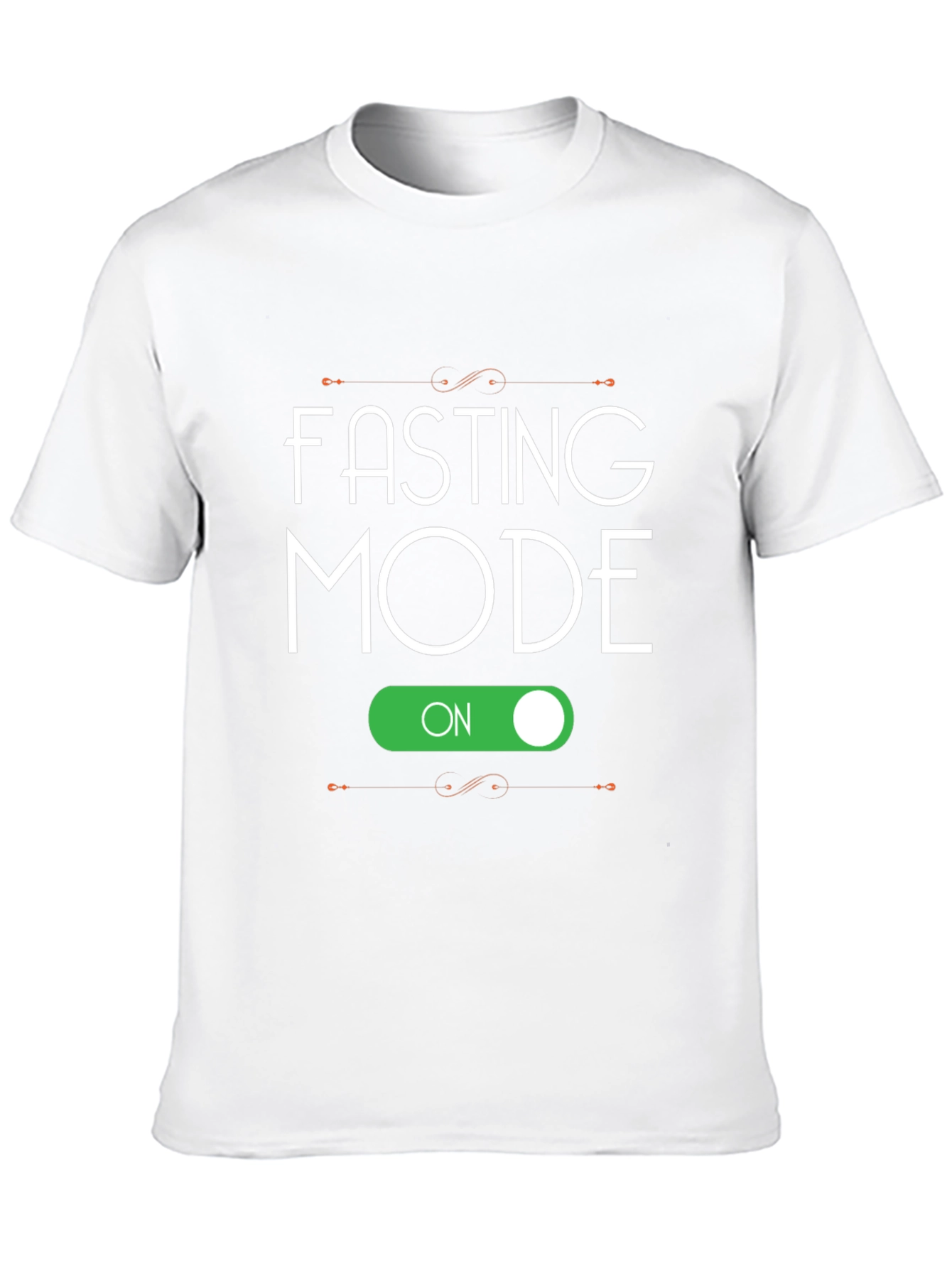 Fasting Mode On Black T-Shirt