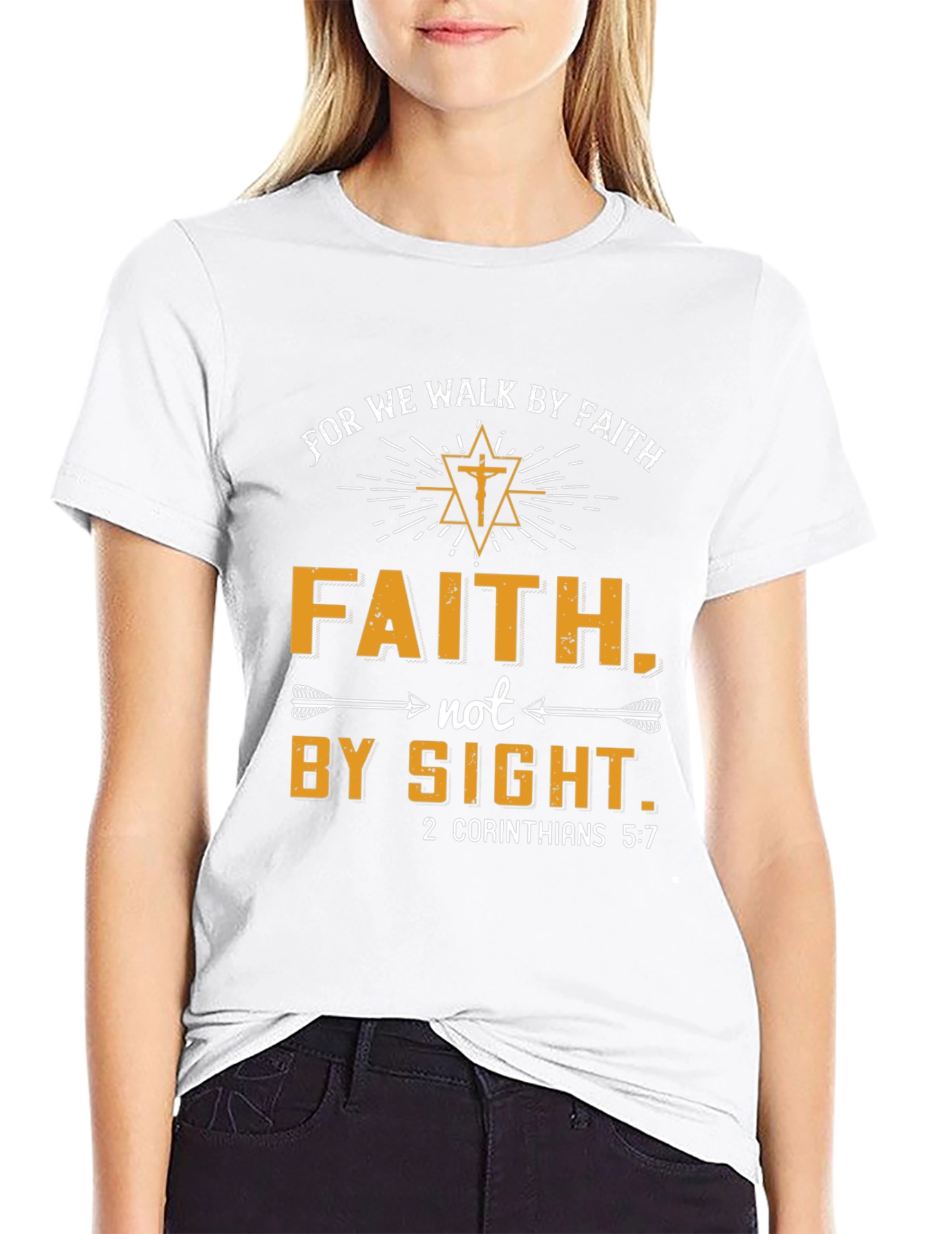 Faith T-Shirt - Walk by Faith Not by Sight