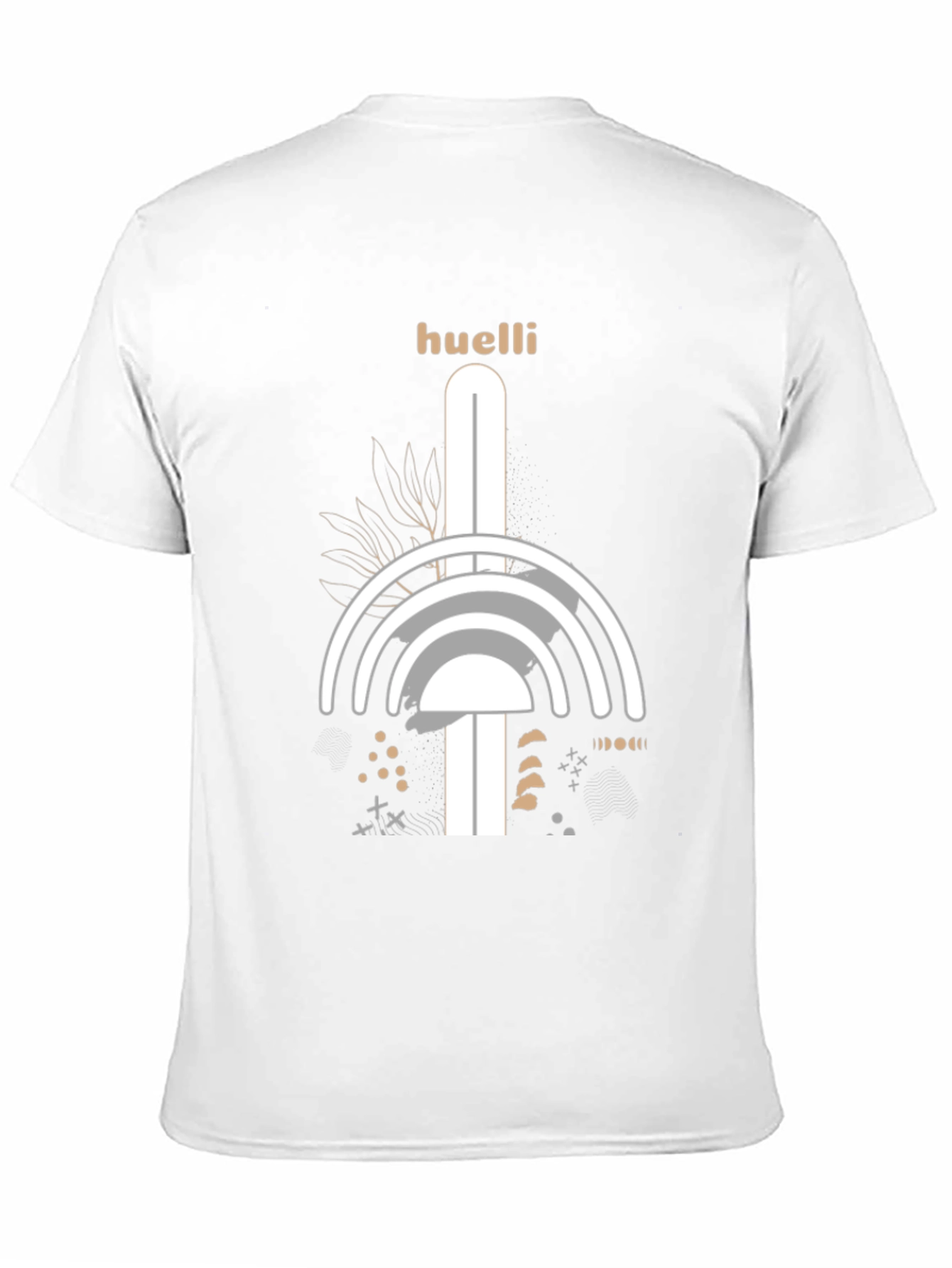 Huelli Graphic Tee - Abstract Modern Design