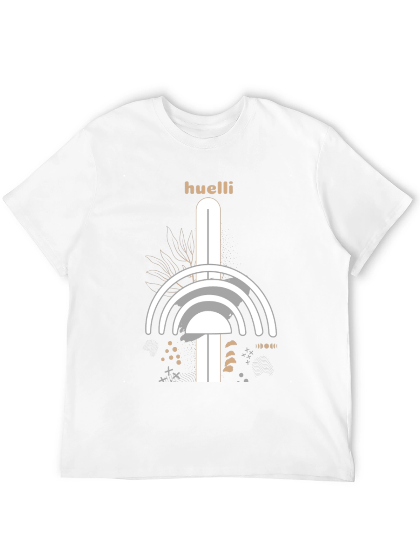 Huelli Graphic Tee - Abstract Modern Design