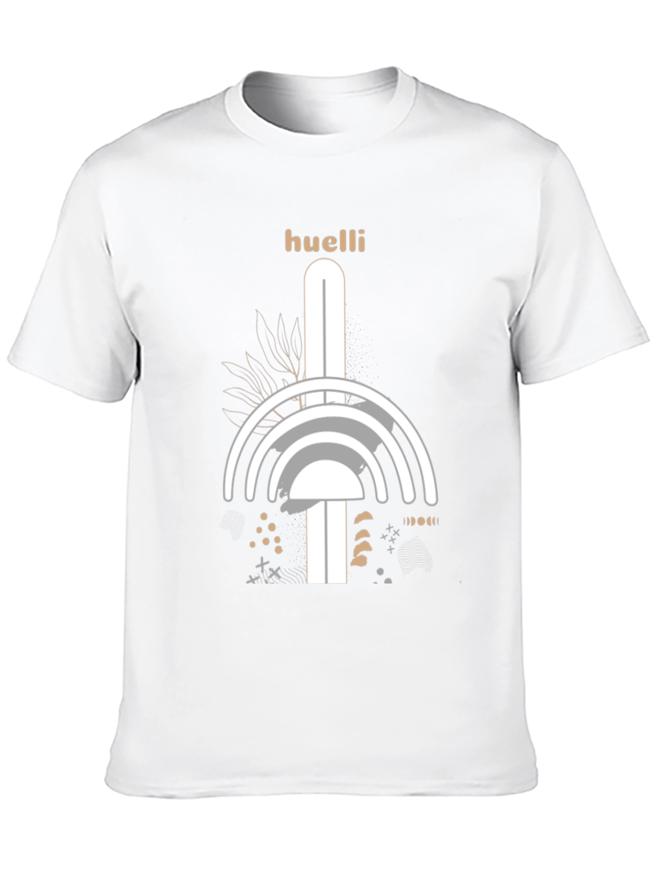 Huelli Graphic Tee - Abstract Modern Design