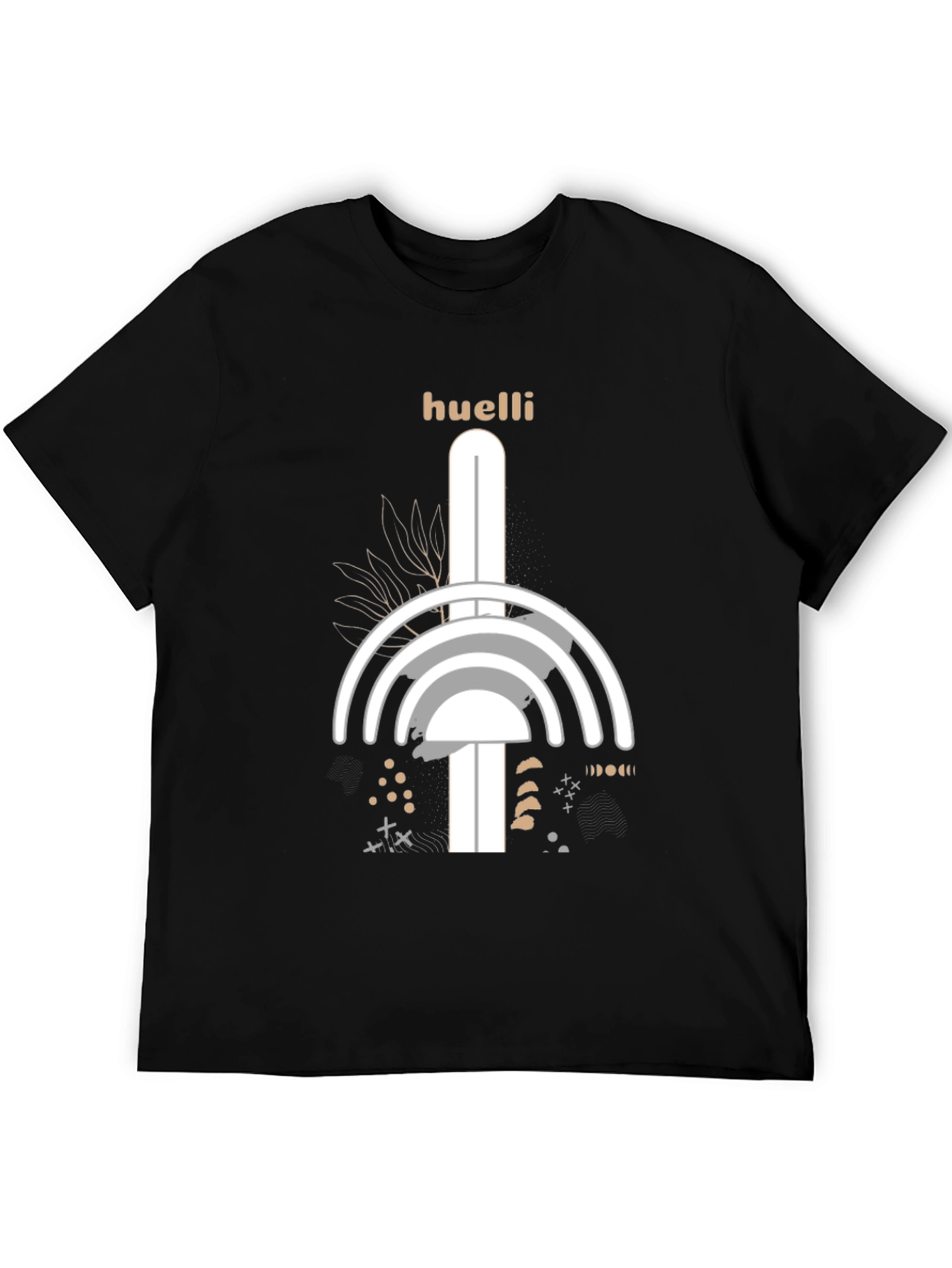 Huelli Graphic Tee - Abstract Modern Design
