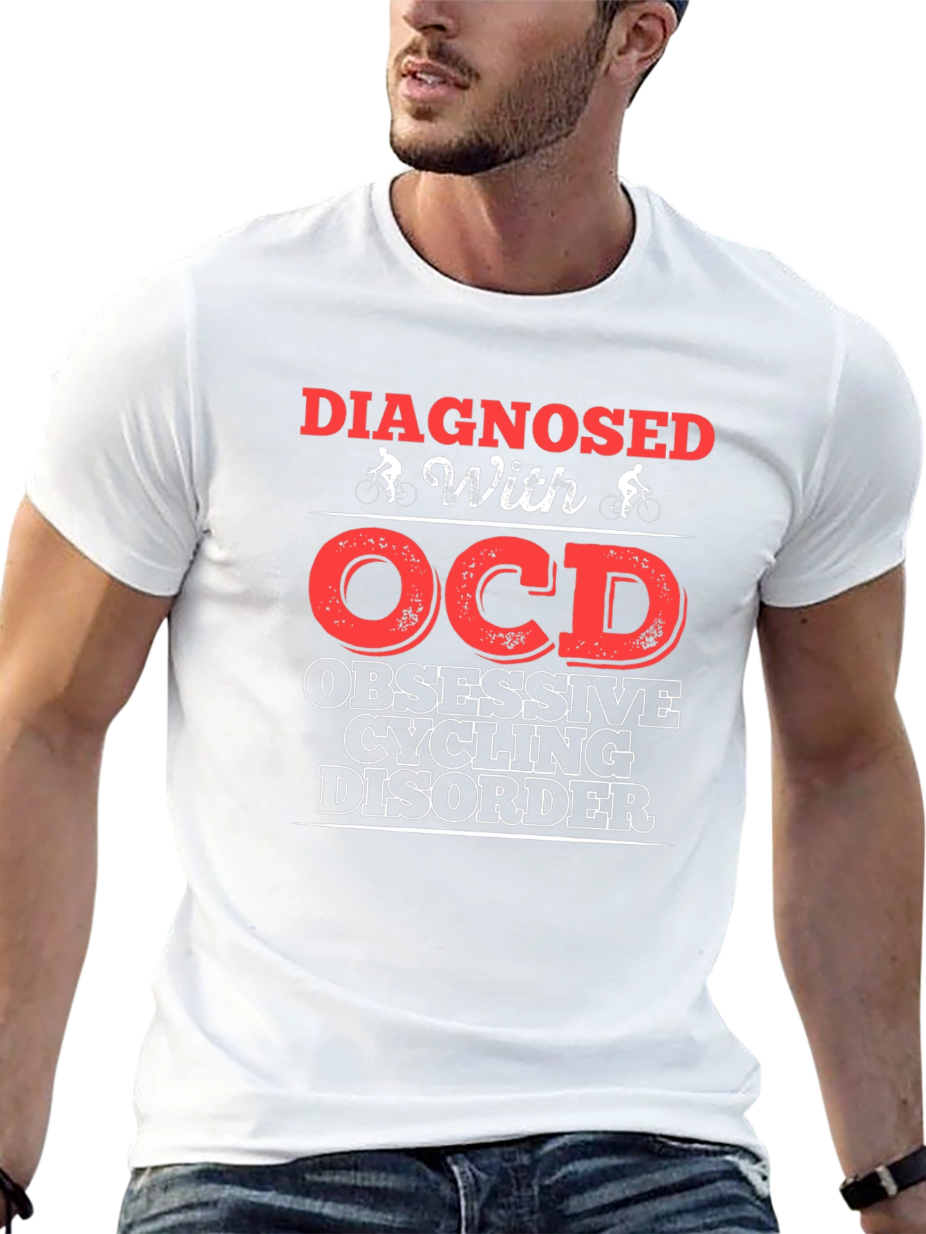 Diagnosed with OCD Cycling Disorder T-Shirt