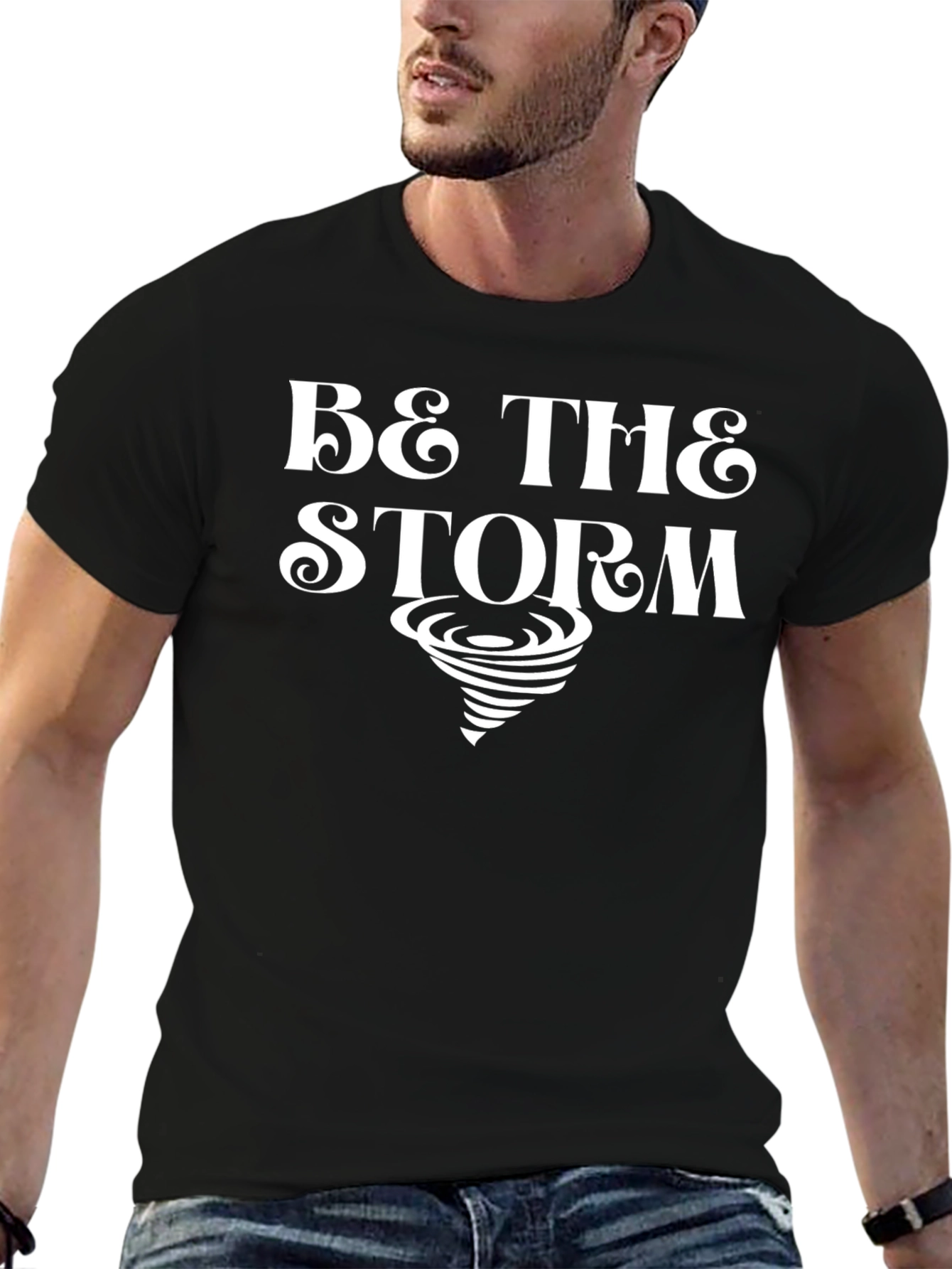 Be the Storm T-Shirt: Mens Graphic Tee