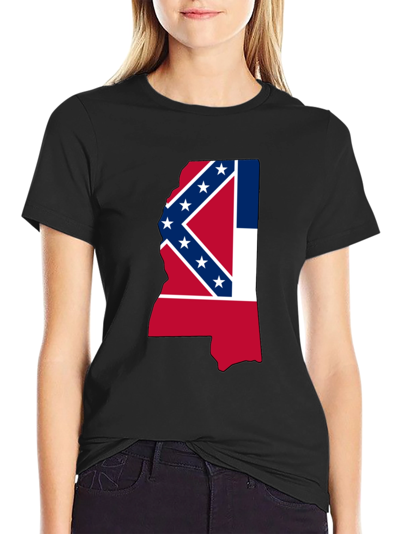 Mississippi State Flag Graphic T-Shirt