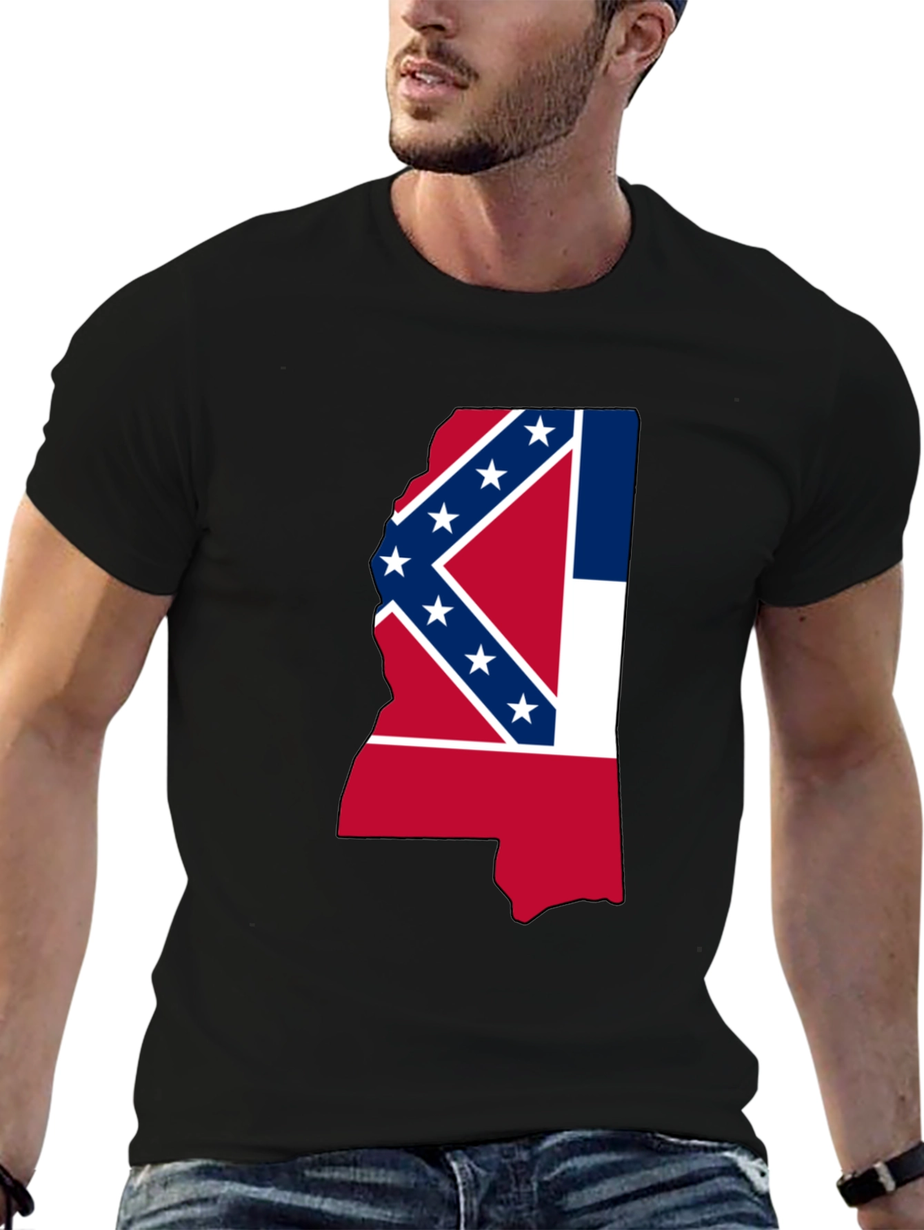 Mississippi State Flag Graphic T-Shirt