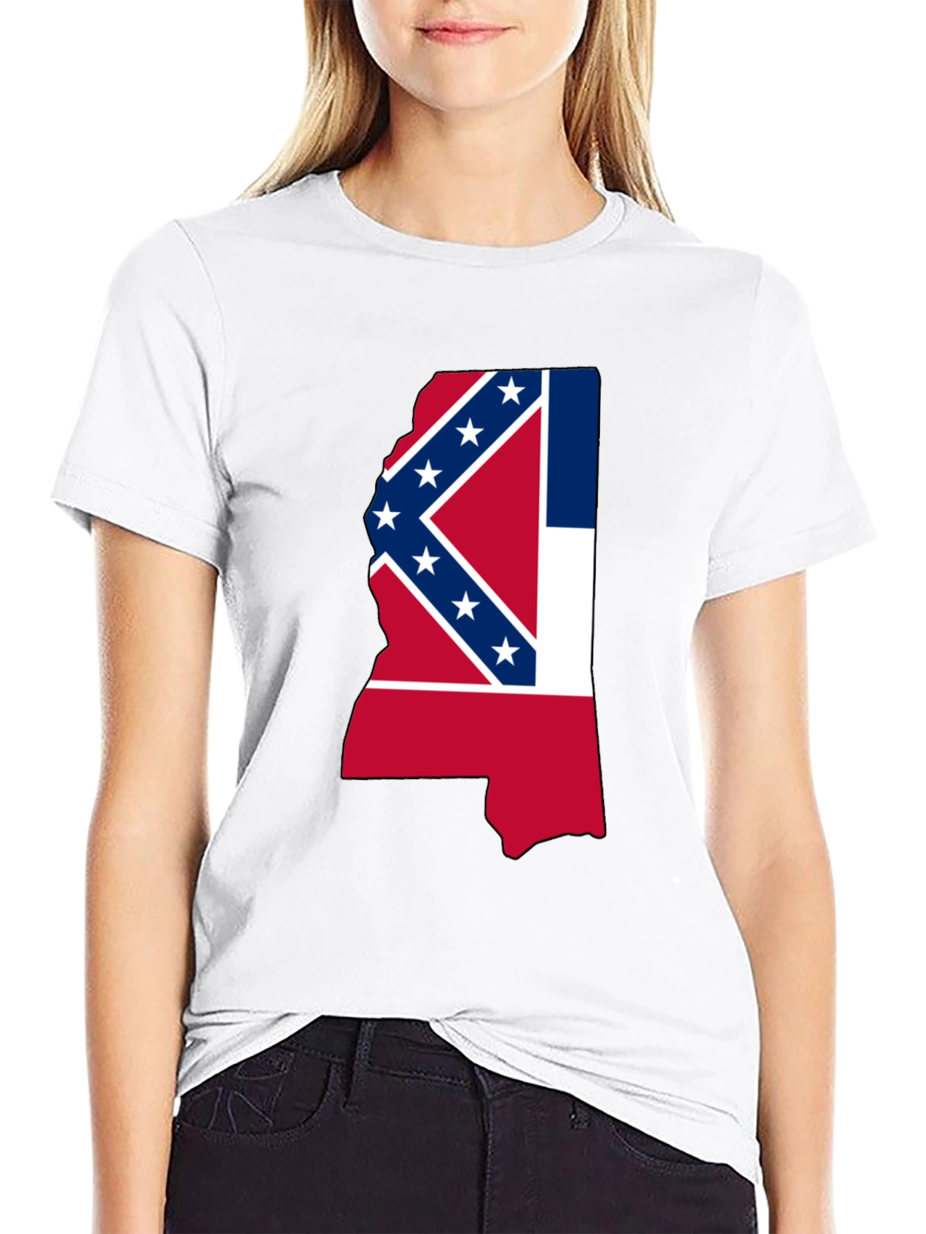 Mississippi State Flag Graphic T-Shirt