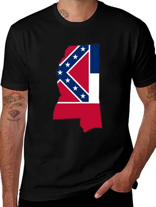 Mississippi State Flag Graphic T-Shirt