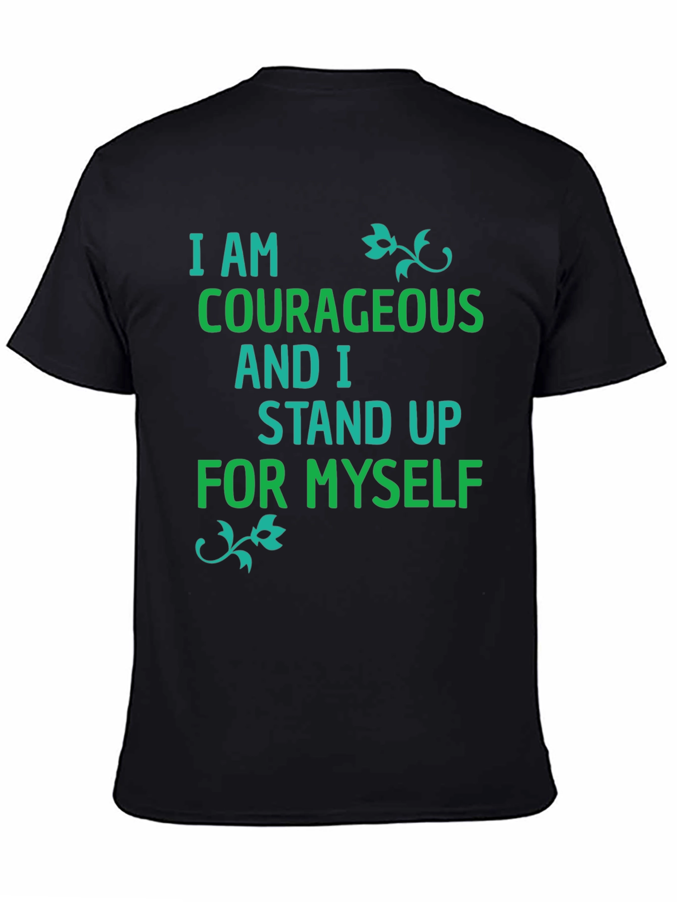 Courageous & Confident Black T-Shirt