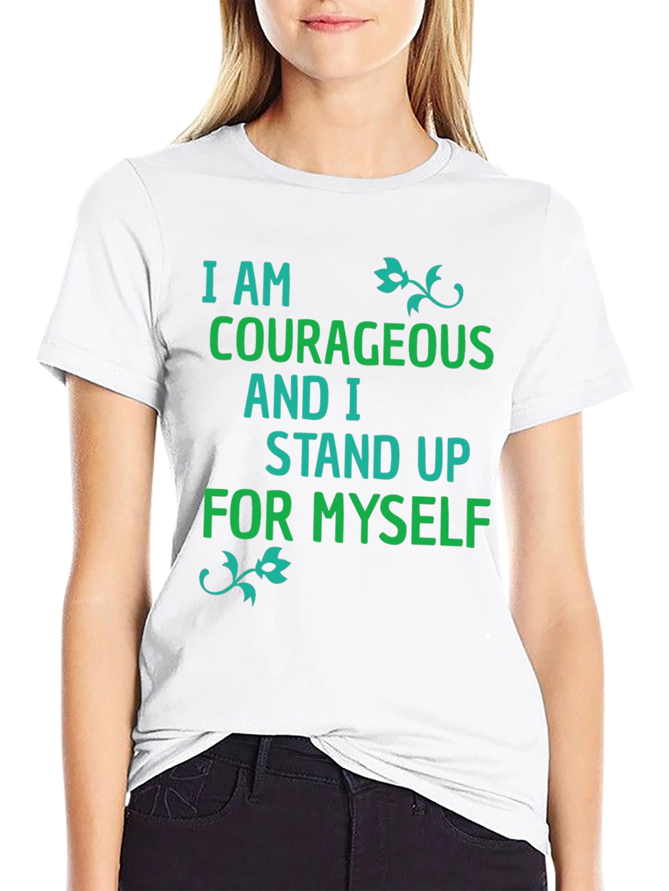 Courageous & Confident Black T-Shirt