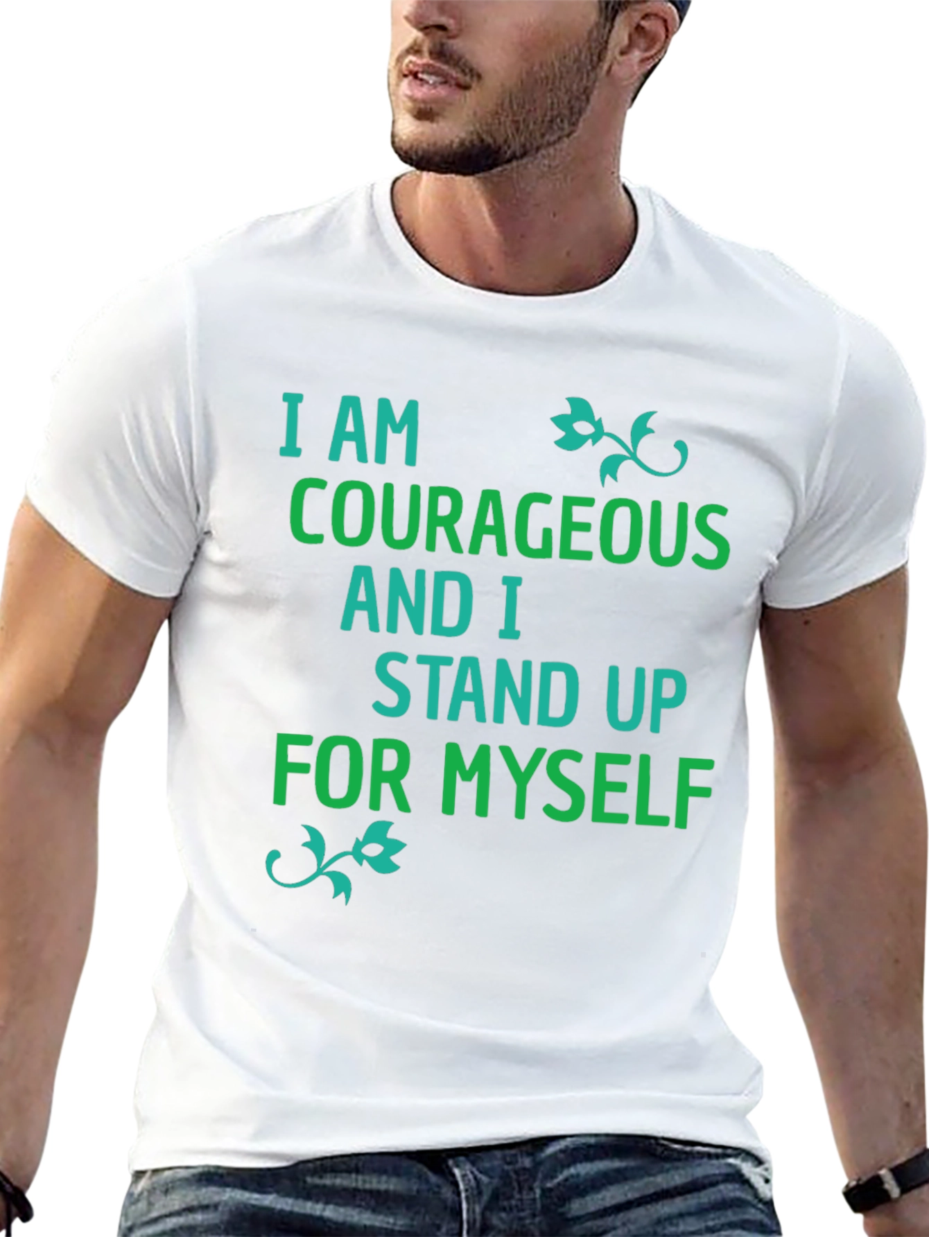 Courageous & Confident Black T-Shirt