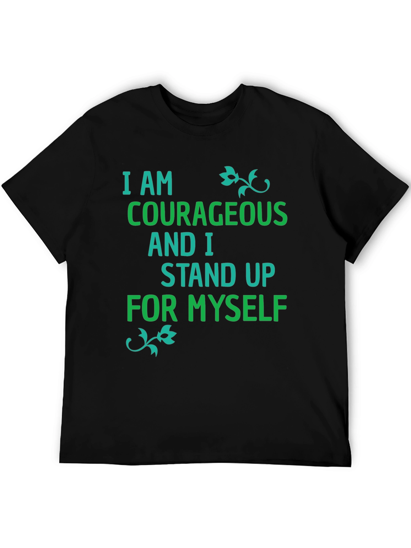 Courageous & Confident Black T-Shirt