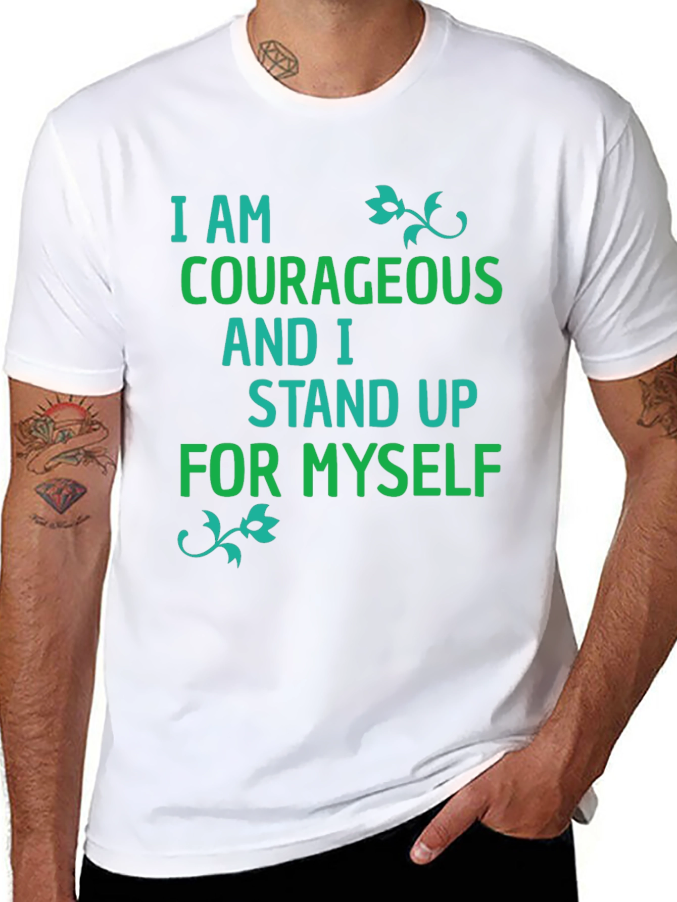 Courageous & Confident Black T-Shirt