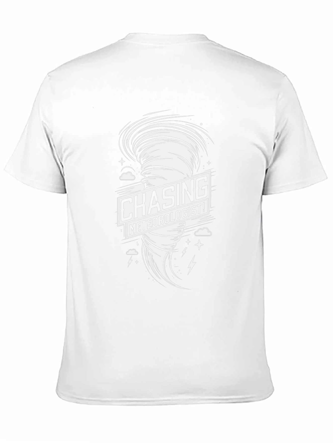 Chasing Meteorologist! Black Graphic Tee