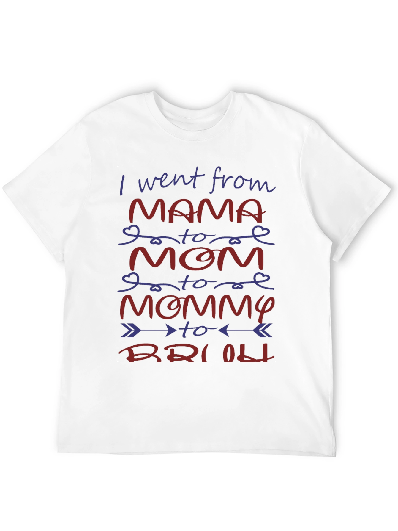 Mama to Mom to Mommy to Brioll T-Shirt