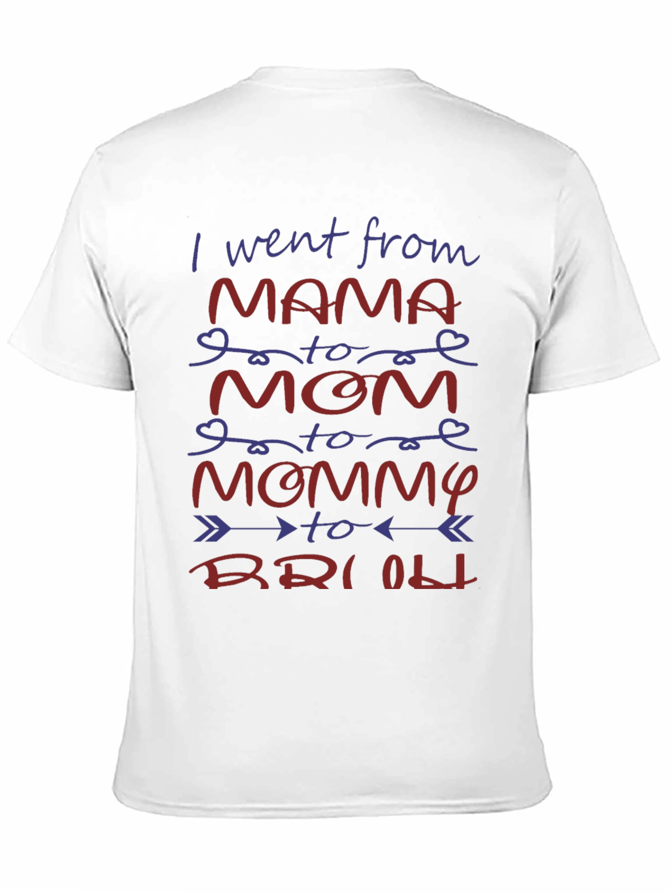 Mama to Mom to Mommy to Brioll T-Shirt