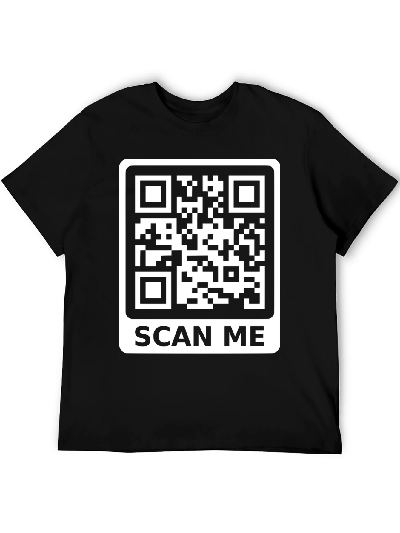 Scan Me QR Code Graphic T-Shirt - Modern Style