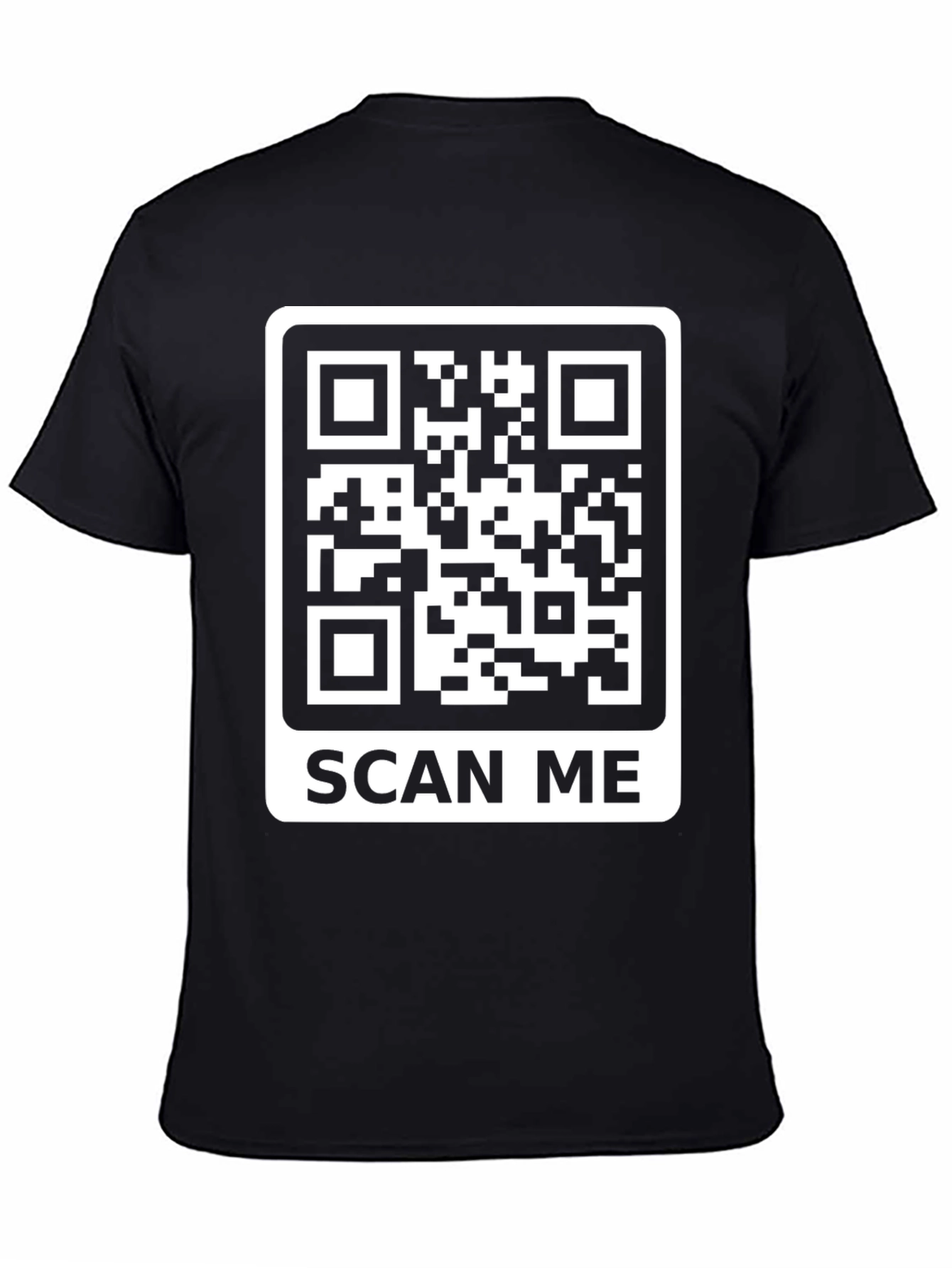 Scan Me QR Code Graphic T-Shirt - Modern Style