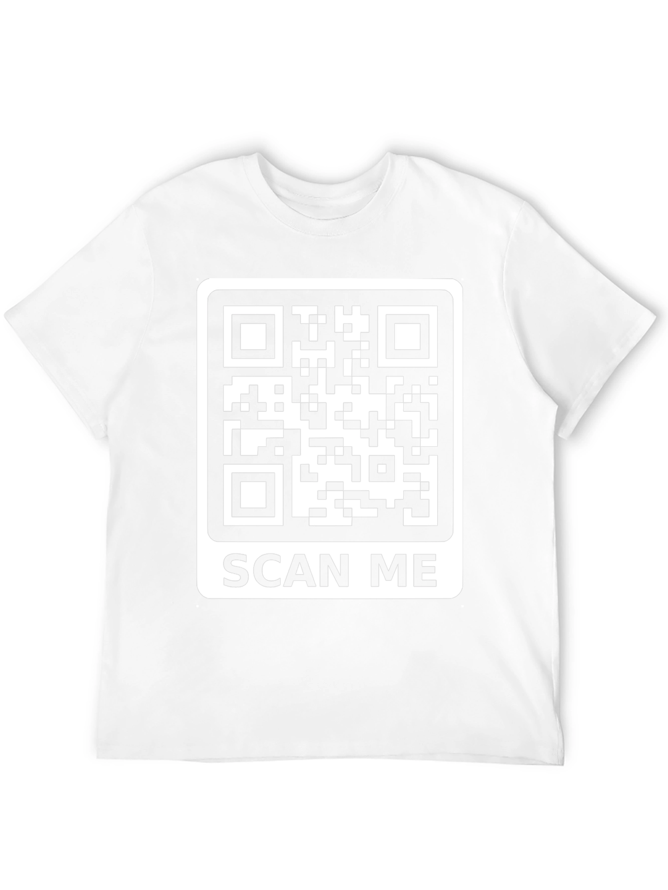 Scan Me QR Code Graphic T-Shirt - Modern Style