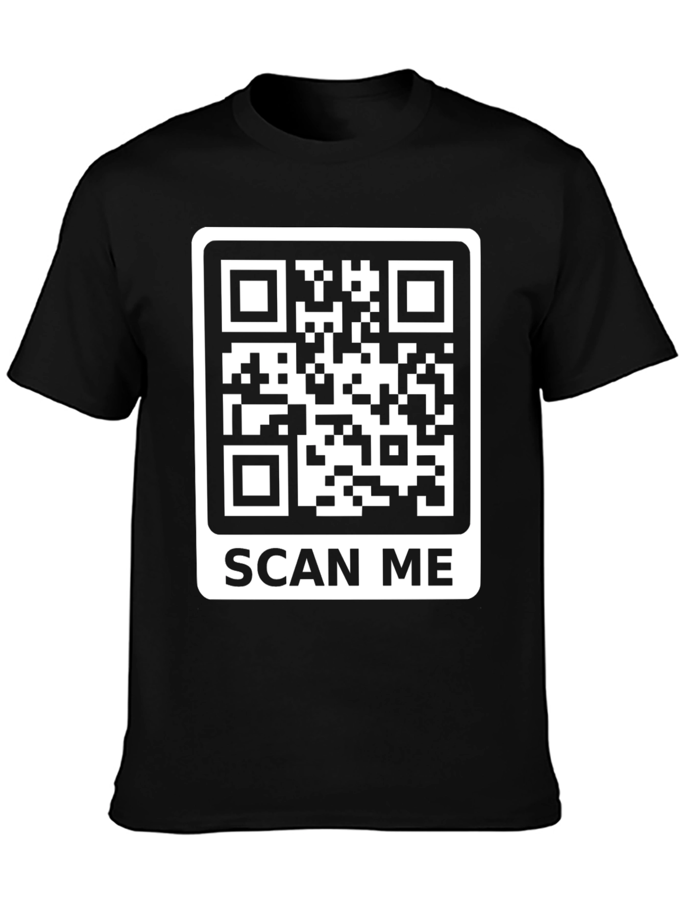 Scan Me QR Code Graphic T-Shirt - Modern Style