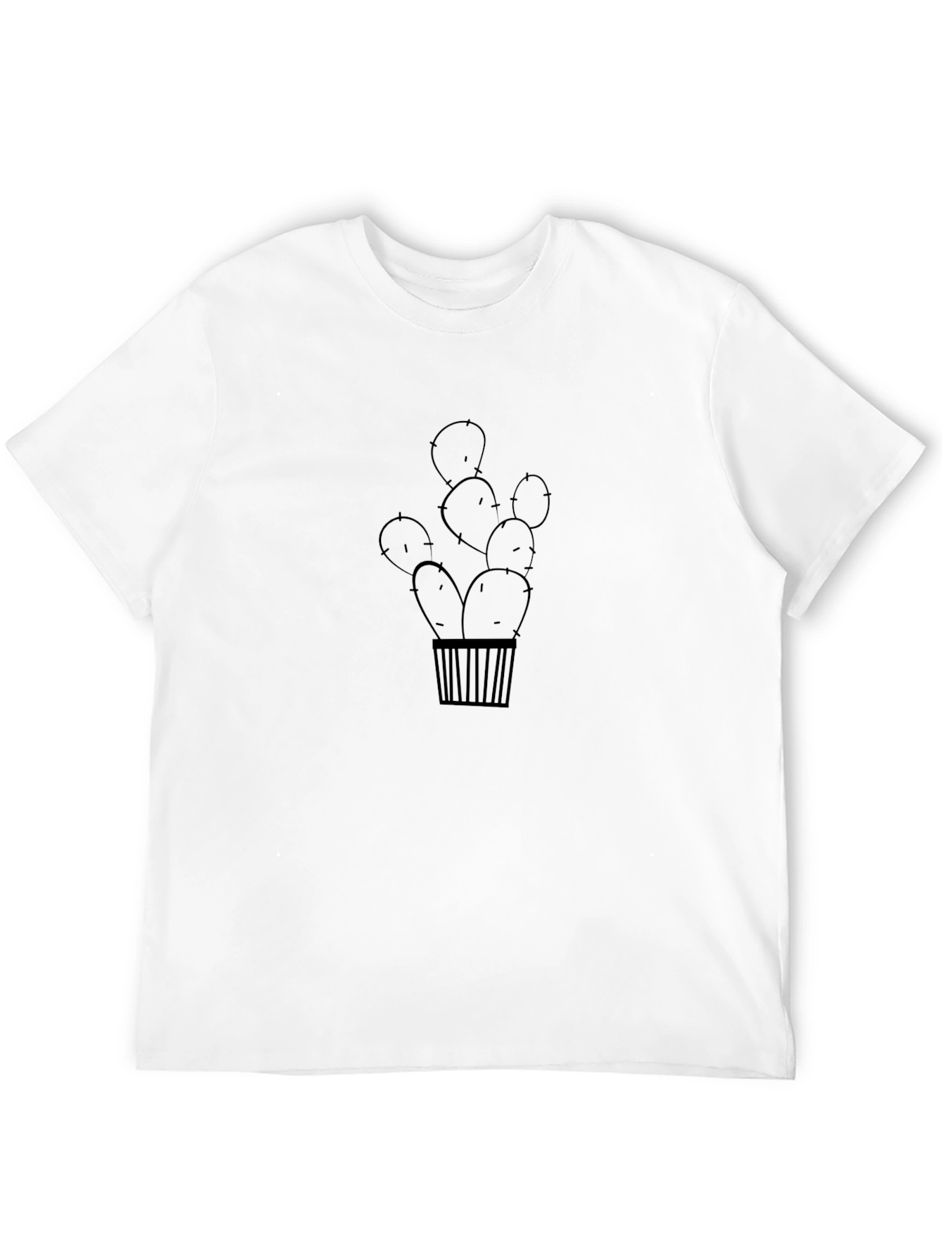 Black Cactus T-Shirt - Stylish & Unique Design